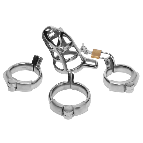 Detained Chastity Cage