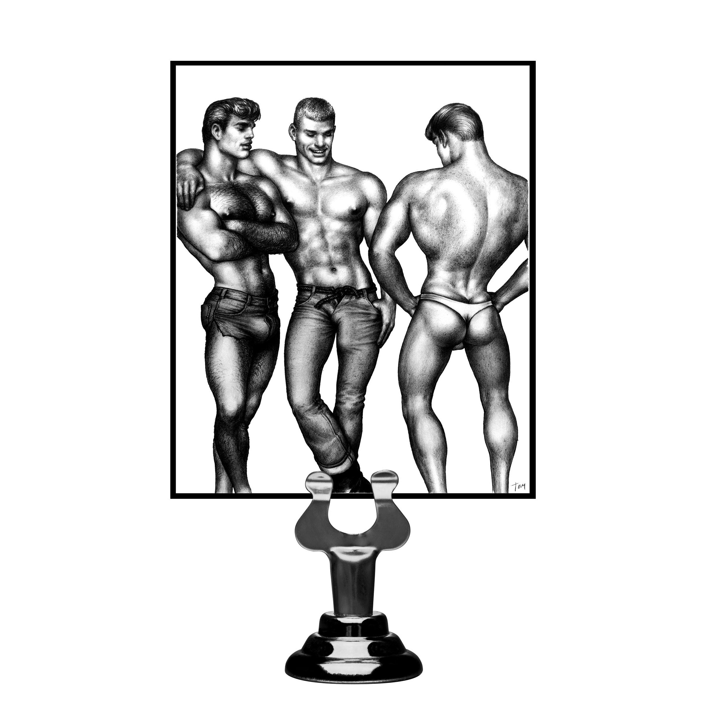 Tom of Finland 3 Piece Silicone Cock Ring Set