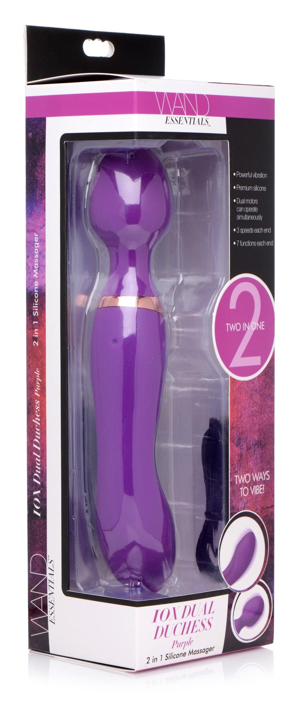 10X Dual Duchess 2-in-1 Silicone Massager