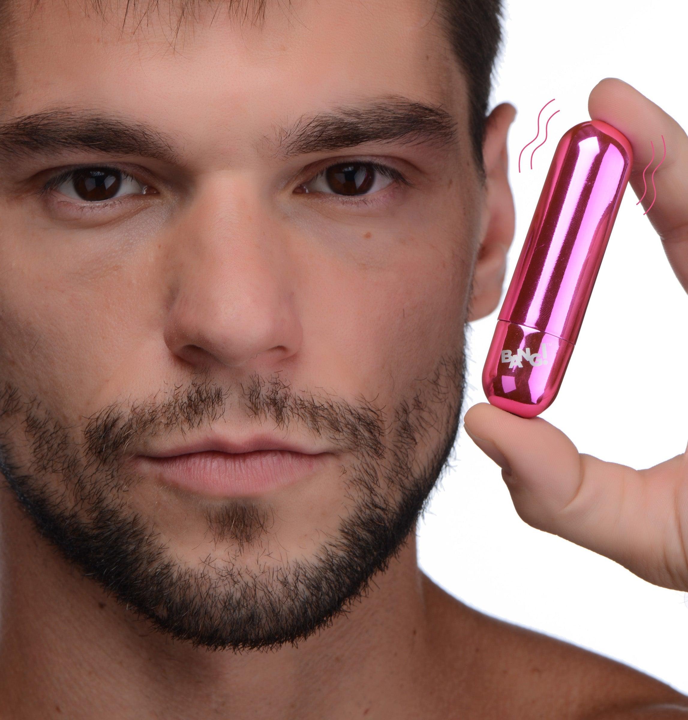 10X Rechargeable Vibrating Metallic Bullet