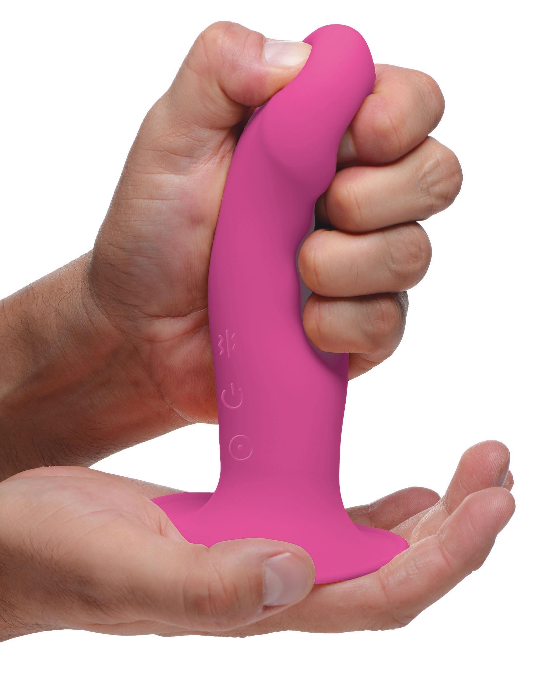 10X Squeezable Vibrating Dildo