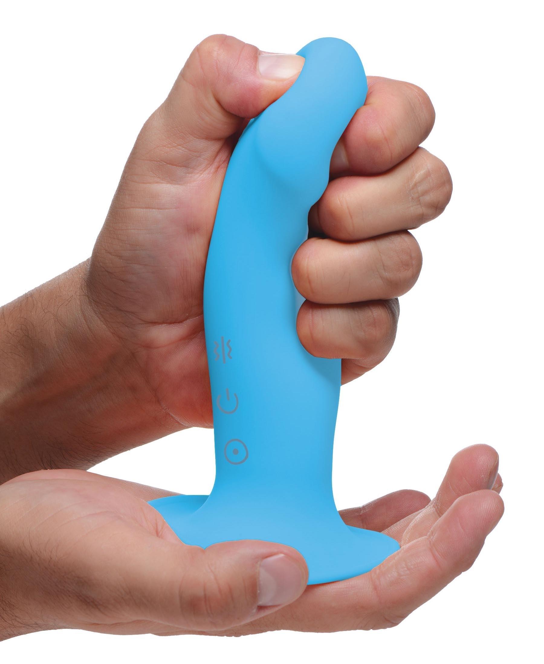 10X Squeezable Vibrating Dildo