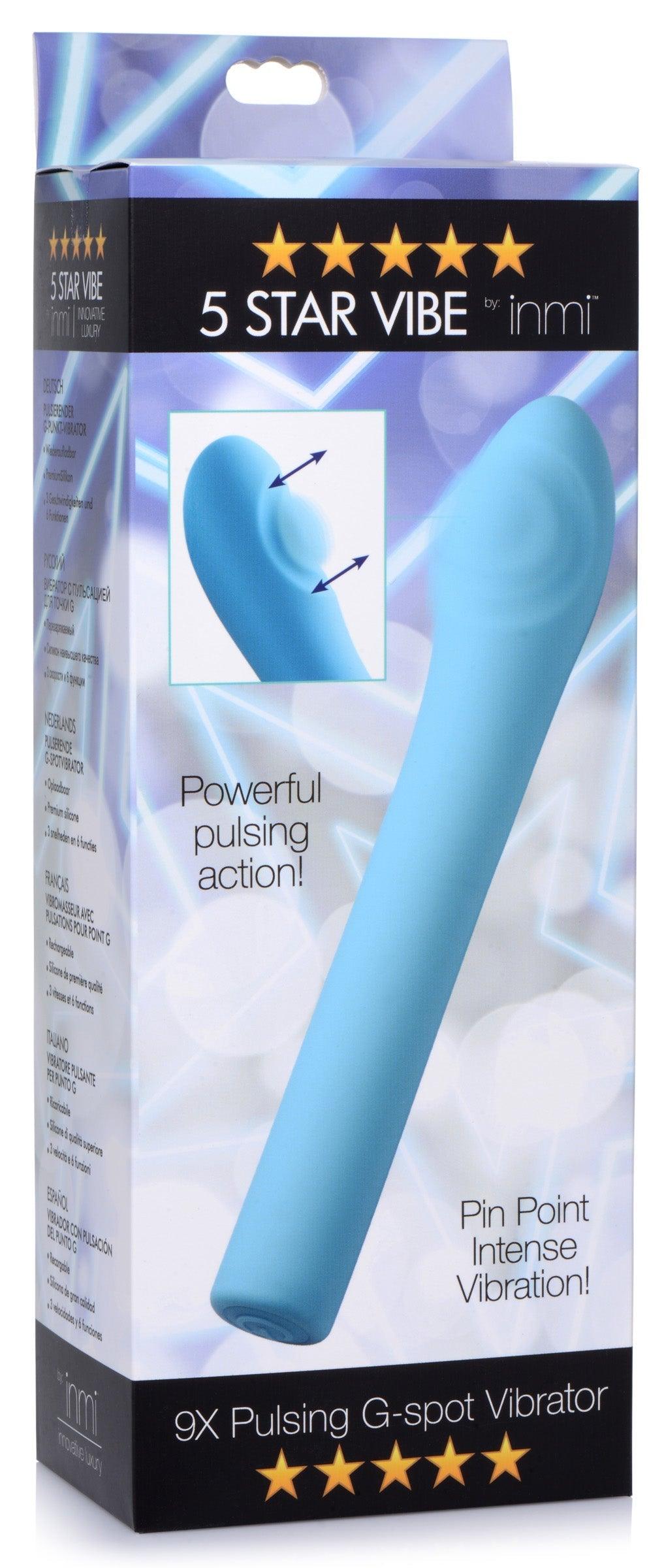 5 Star 9X Pulsing G-spot Silicone Vibrator