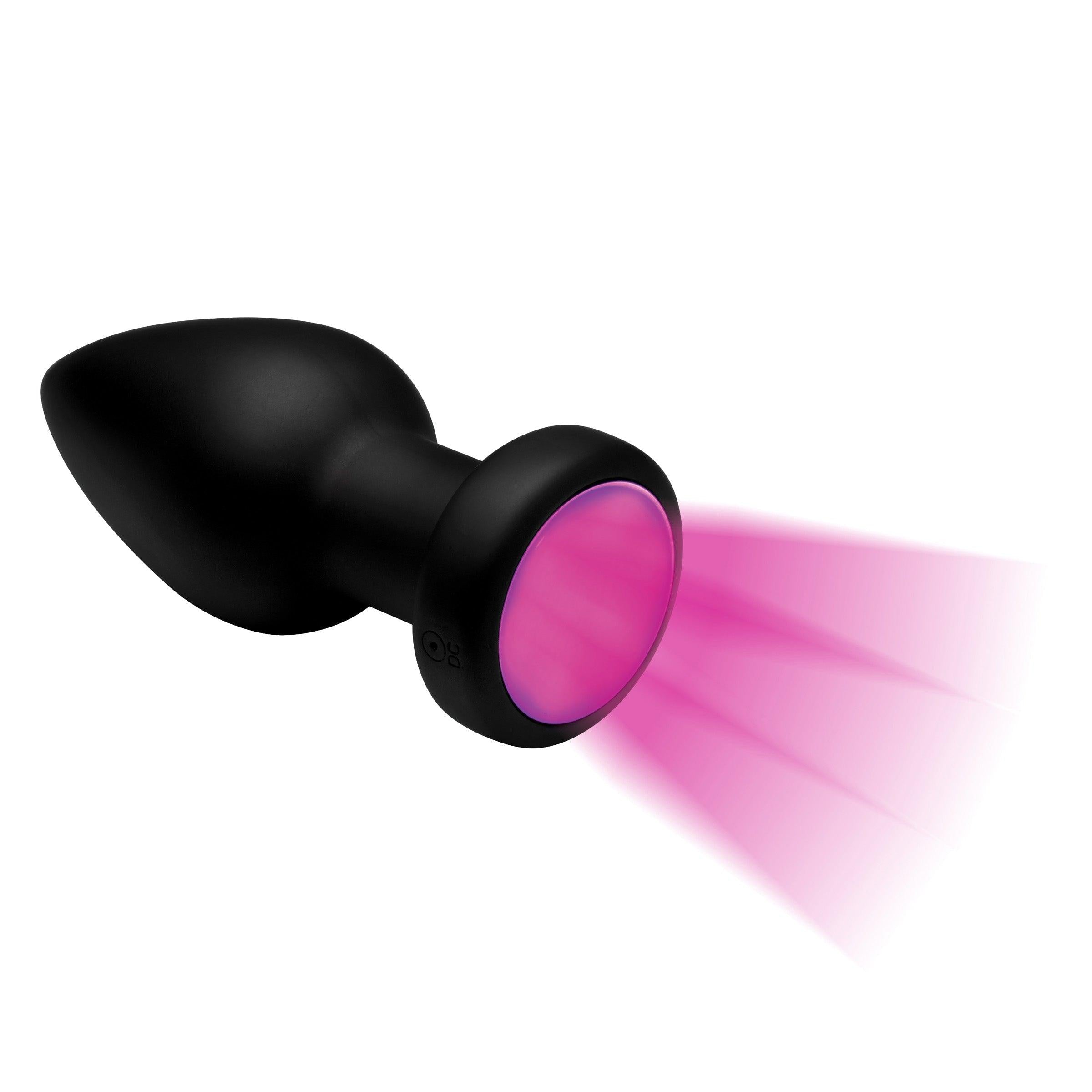 7X Light Up Rechargeable Anal Plug - Small