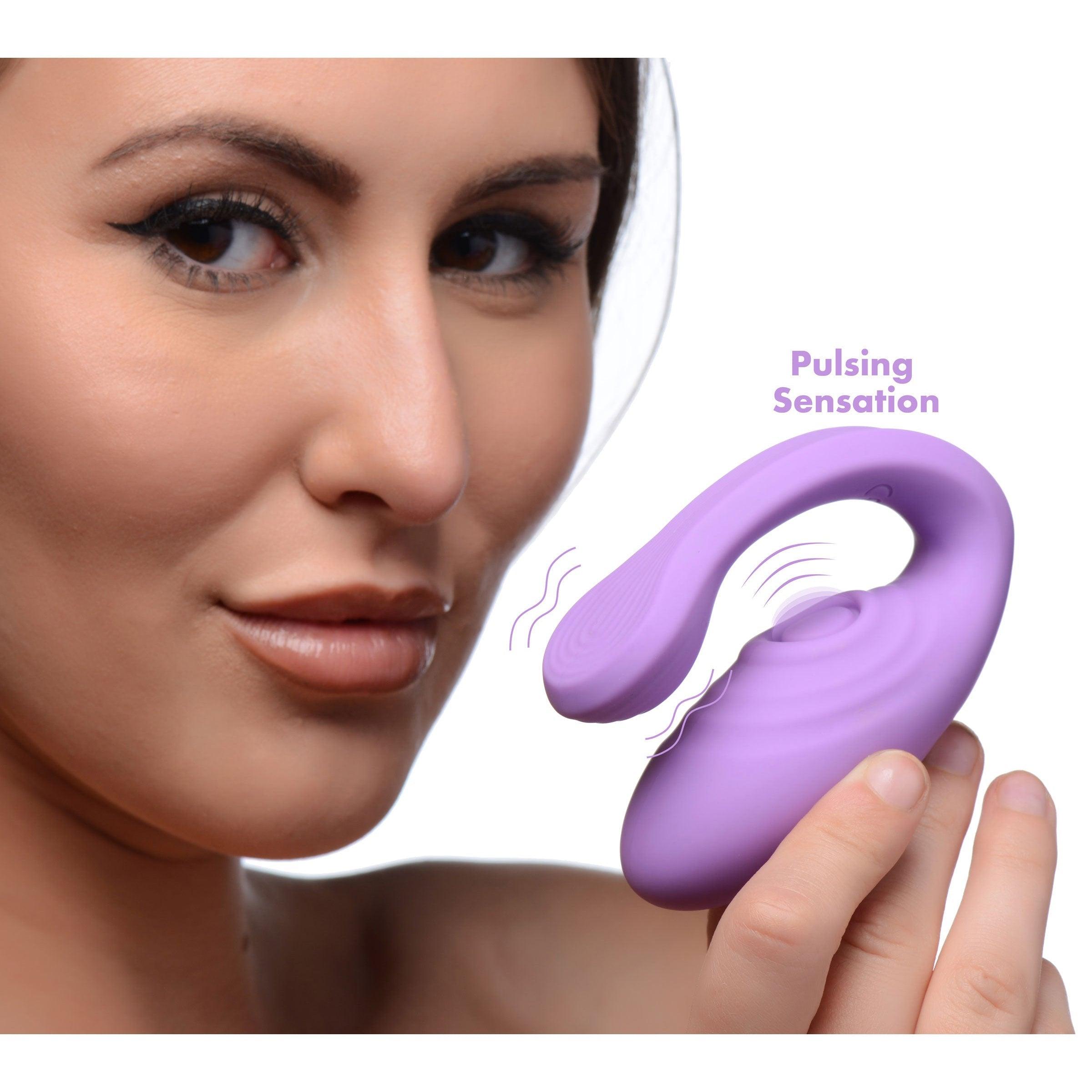 7X Pulse Pro Pulsating and Clit Stimulating Vibrator with Remote Control