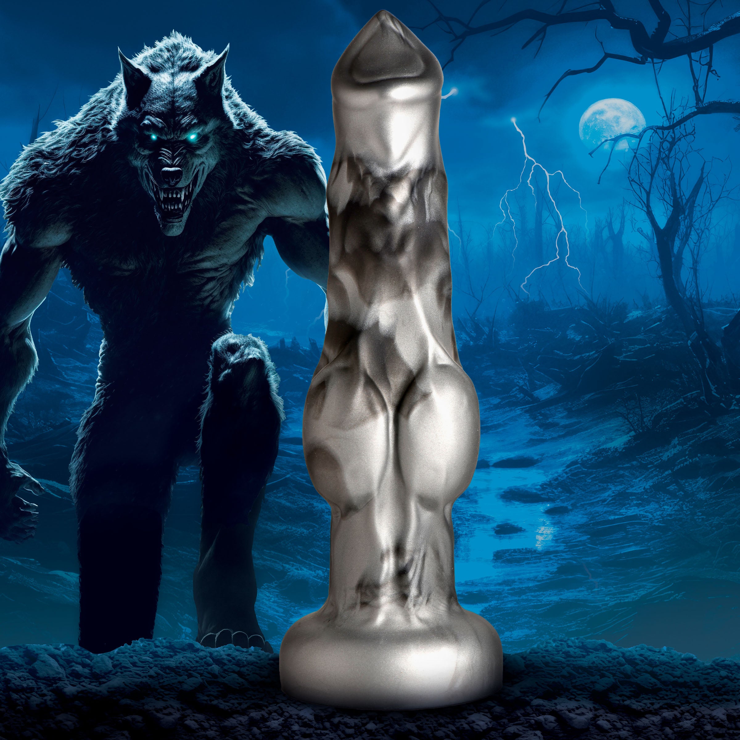 Night Prowler Silicone Dildo - Large