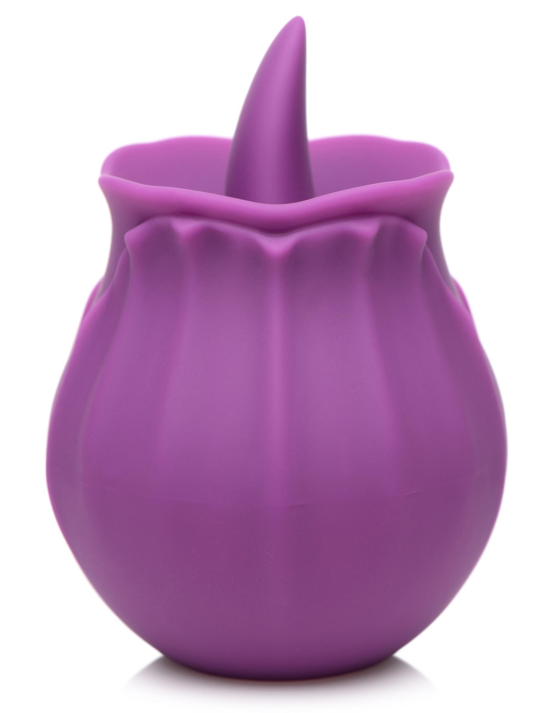 Bloomgasm Wild Violet 10X Silicone Clit Licking Stimulator