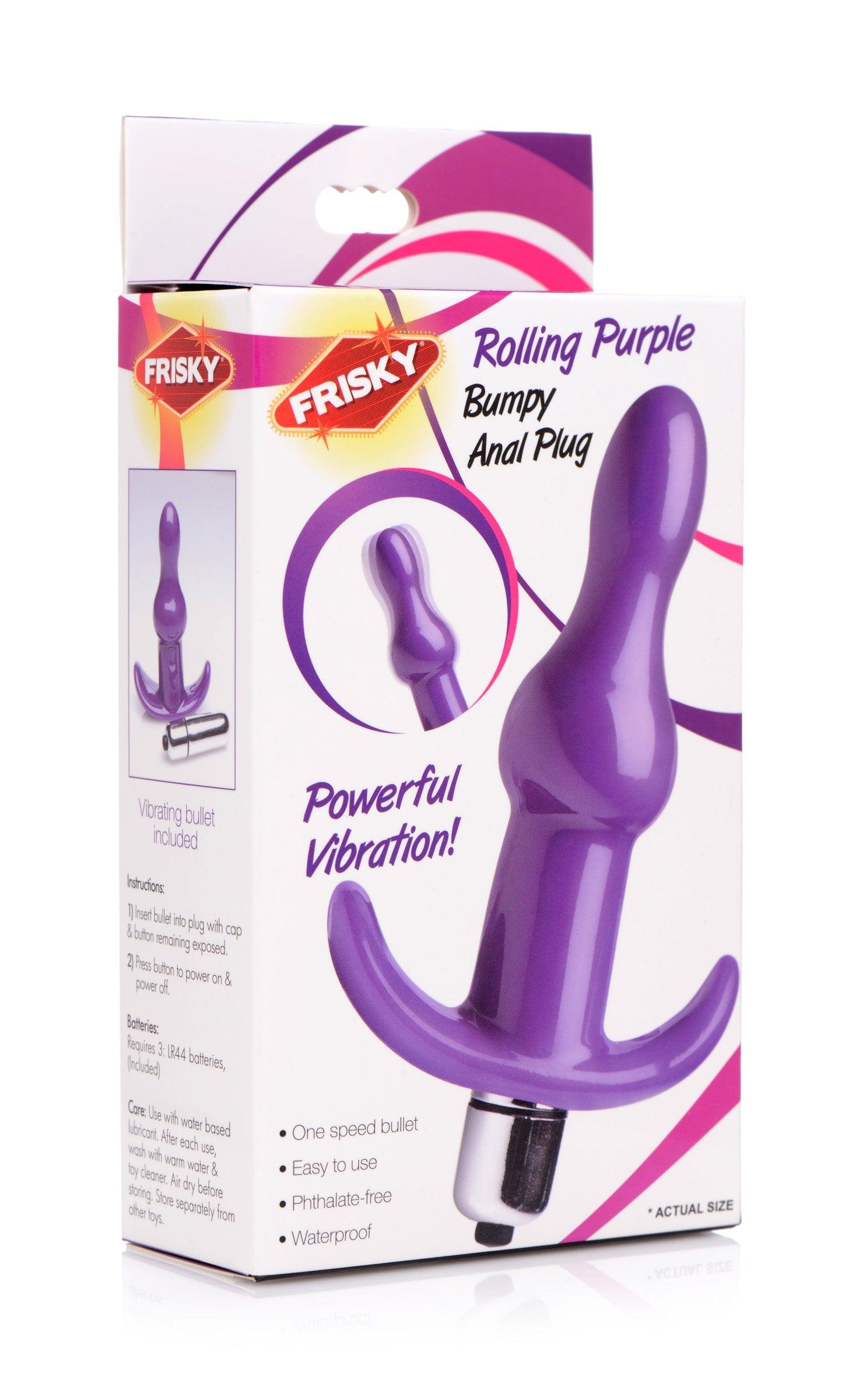 Bumpy Vibrating Anal Plug