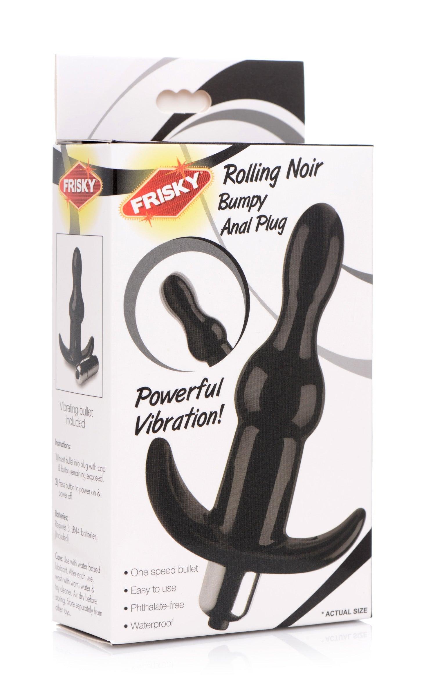 Bumpy Vibrating Anal Plug