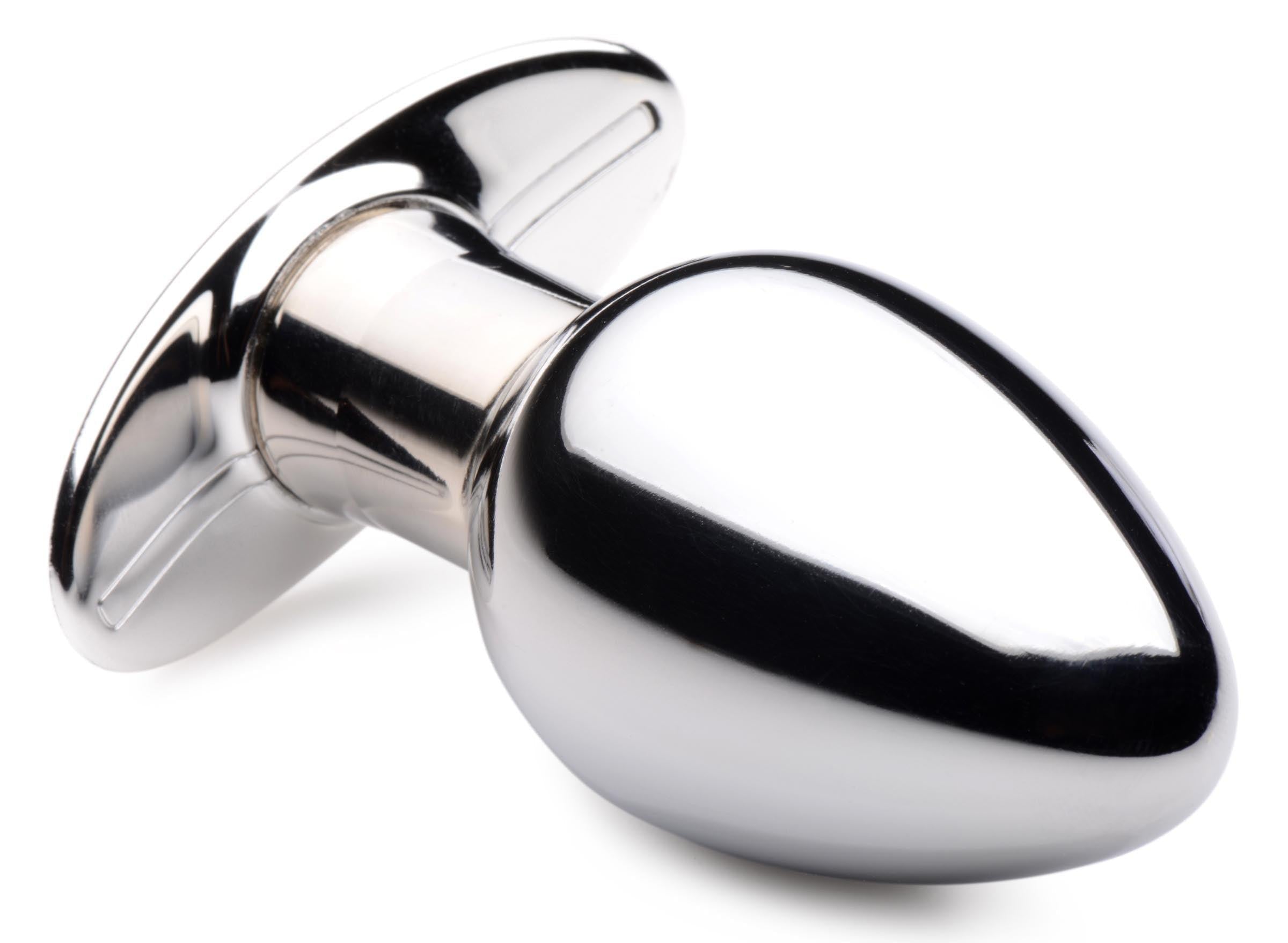 Chrome Blast 7X Rechargeable Butt Plug with Remote Control - Small