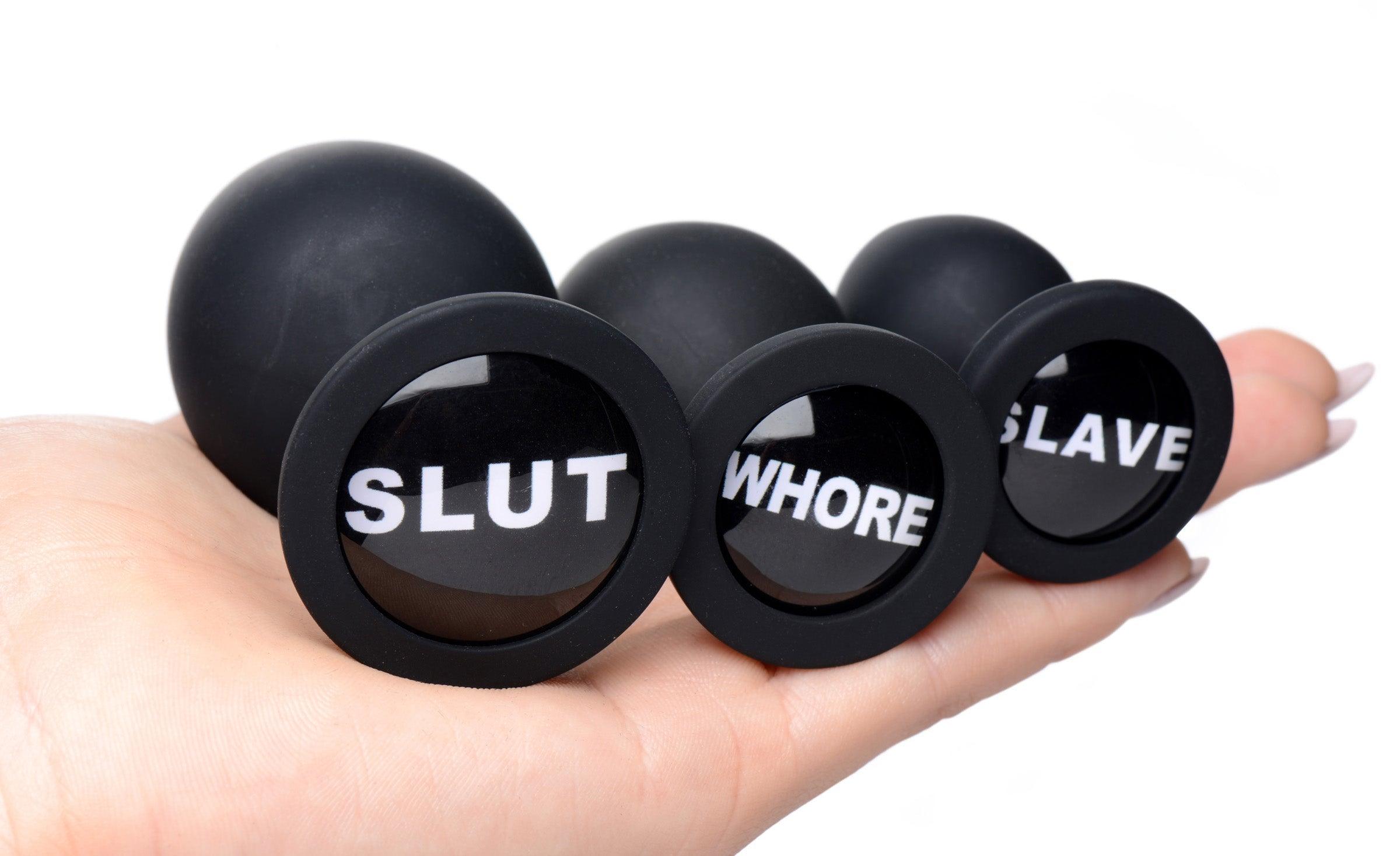 Dirty Words Anal Plug Set