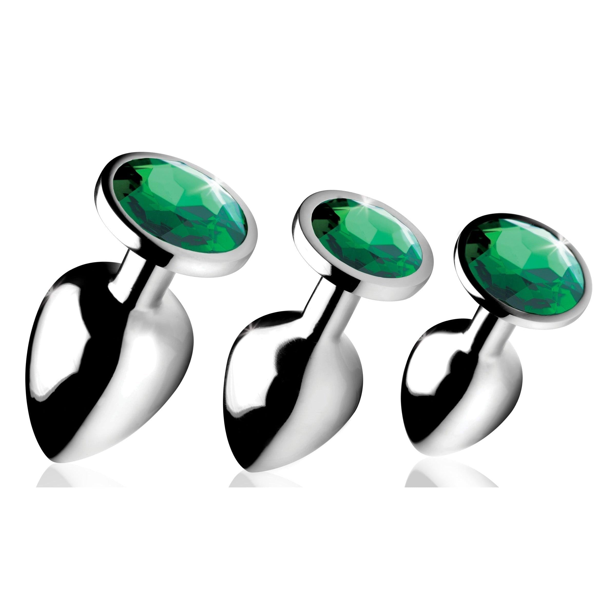 Emerald Gem Anal Plug Set