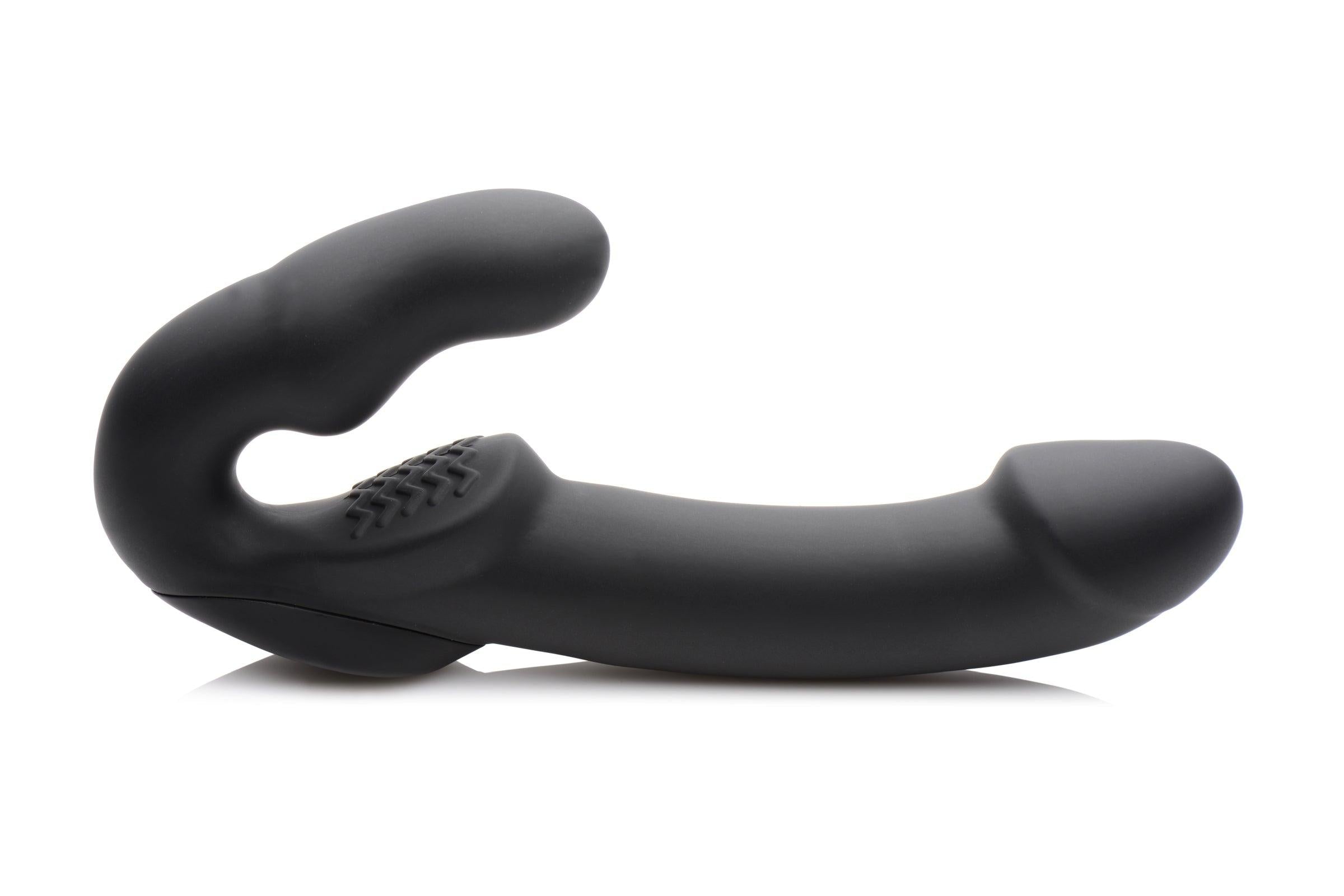 Evoke Rechargeable Vibrating Silicone Strapless Strap On