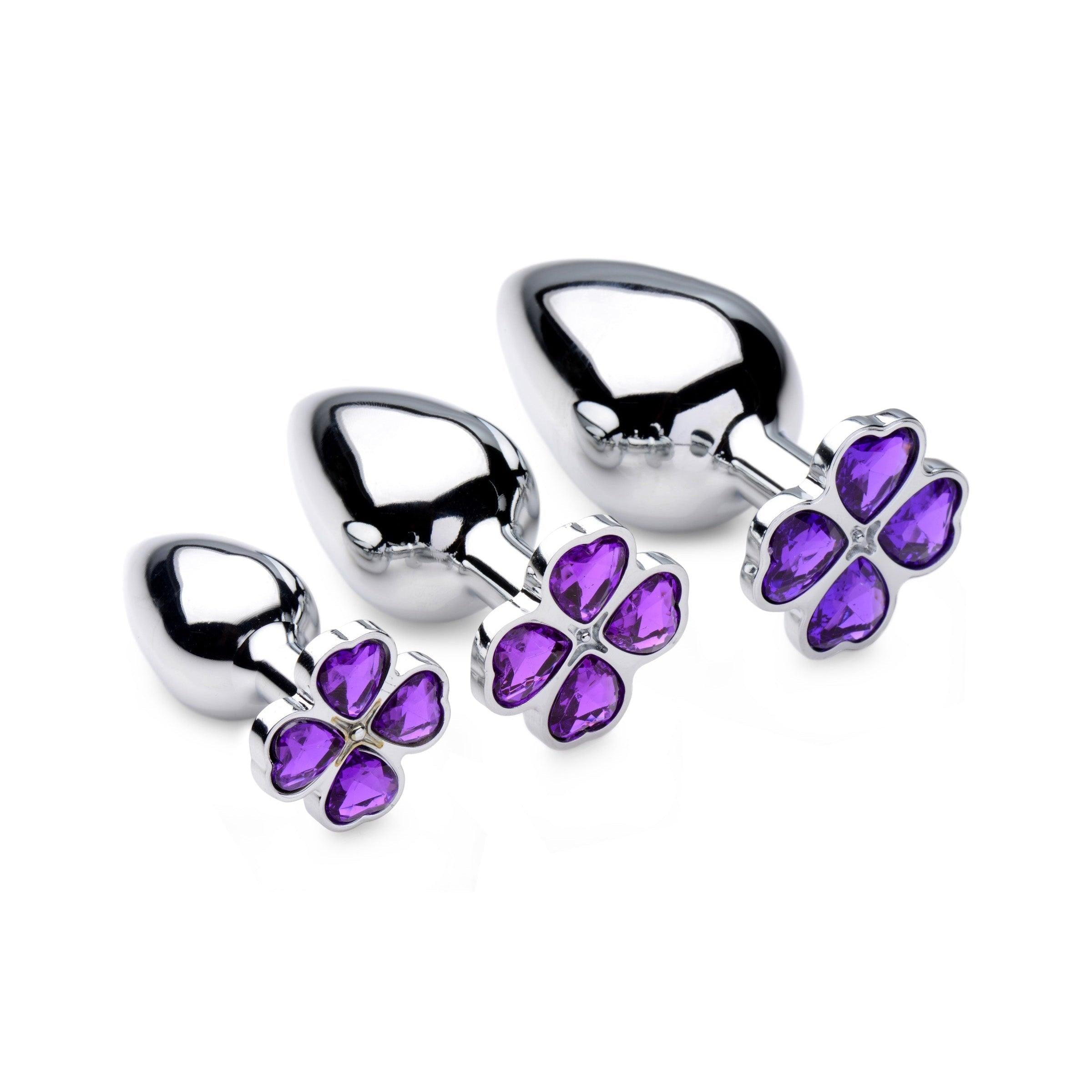 Flower Hearts Anal Plug Set