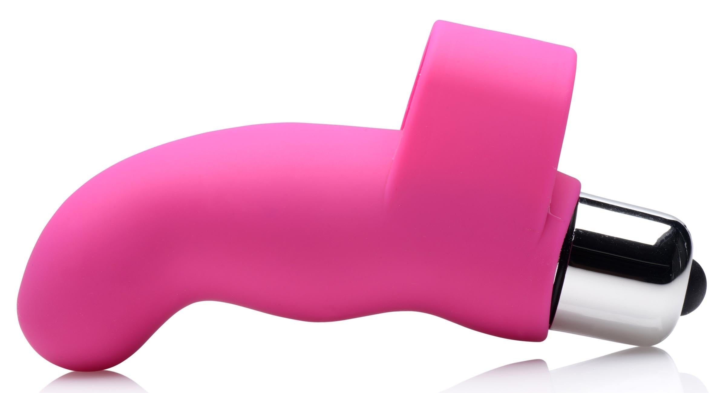 G-Thrill Silicone Finger Vibe - Magenta