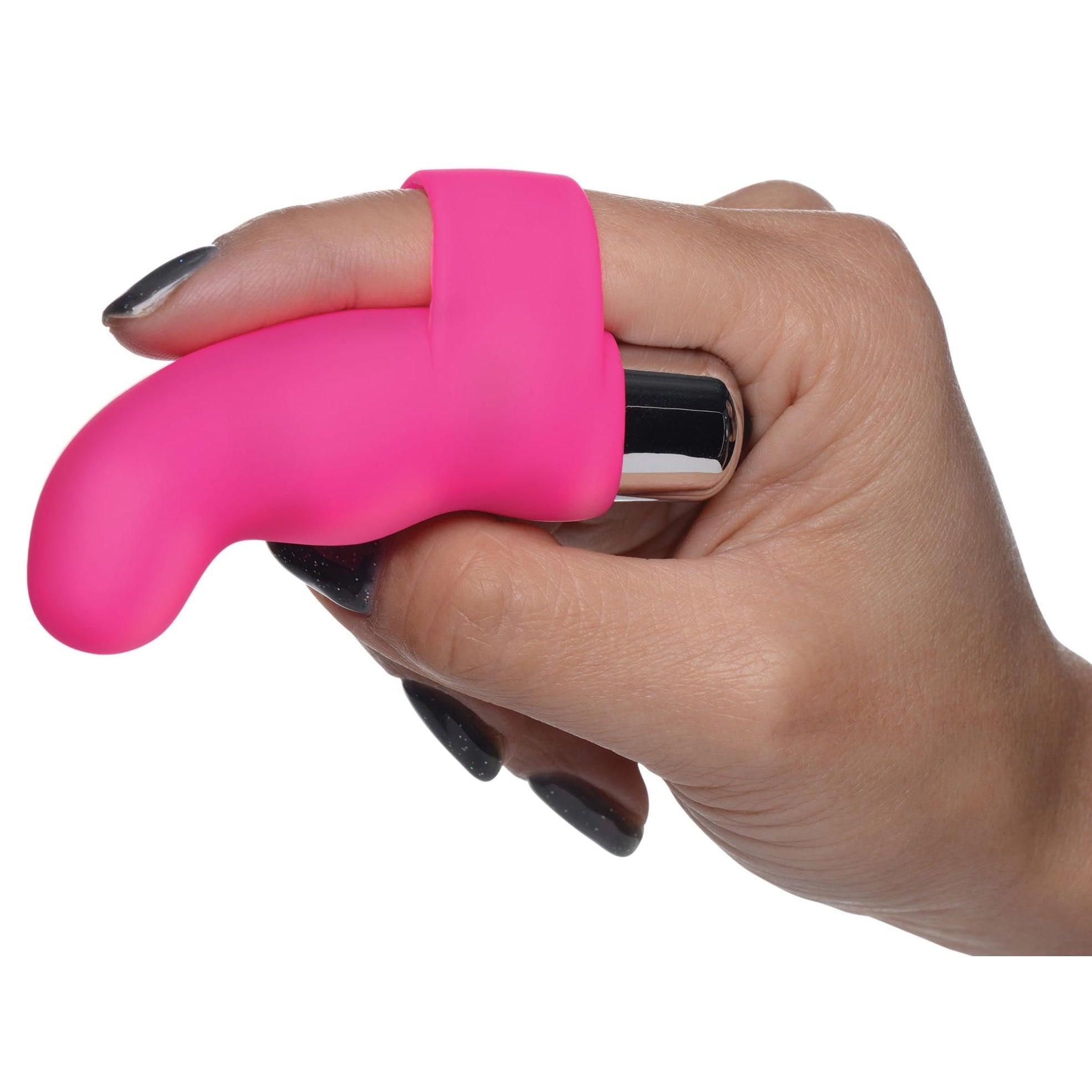 G-Thrill Silicone Finger Vibe - Magenta