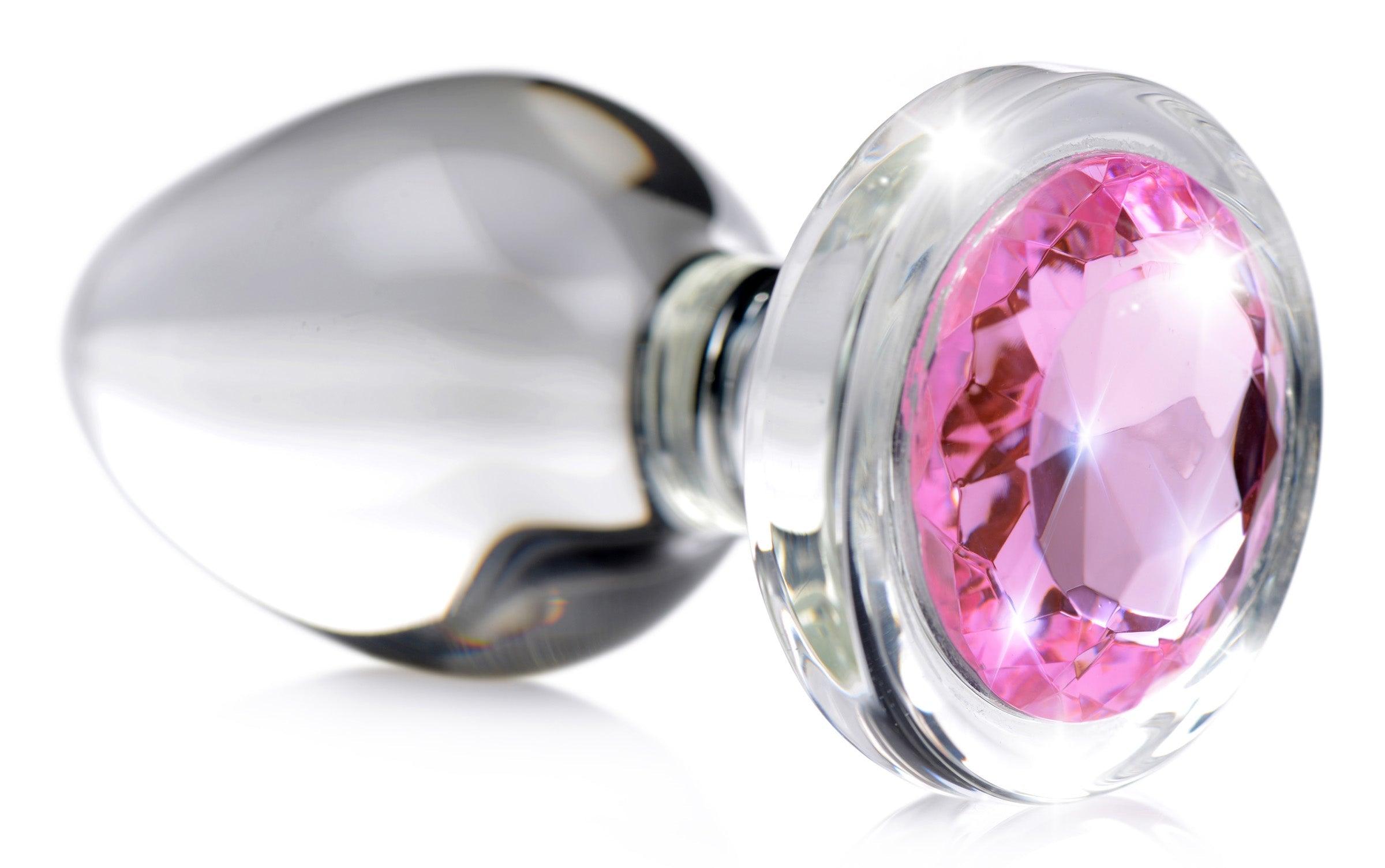 Gem Glass Anal Plug - Large