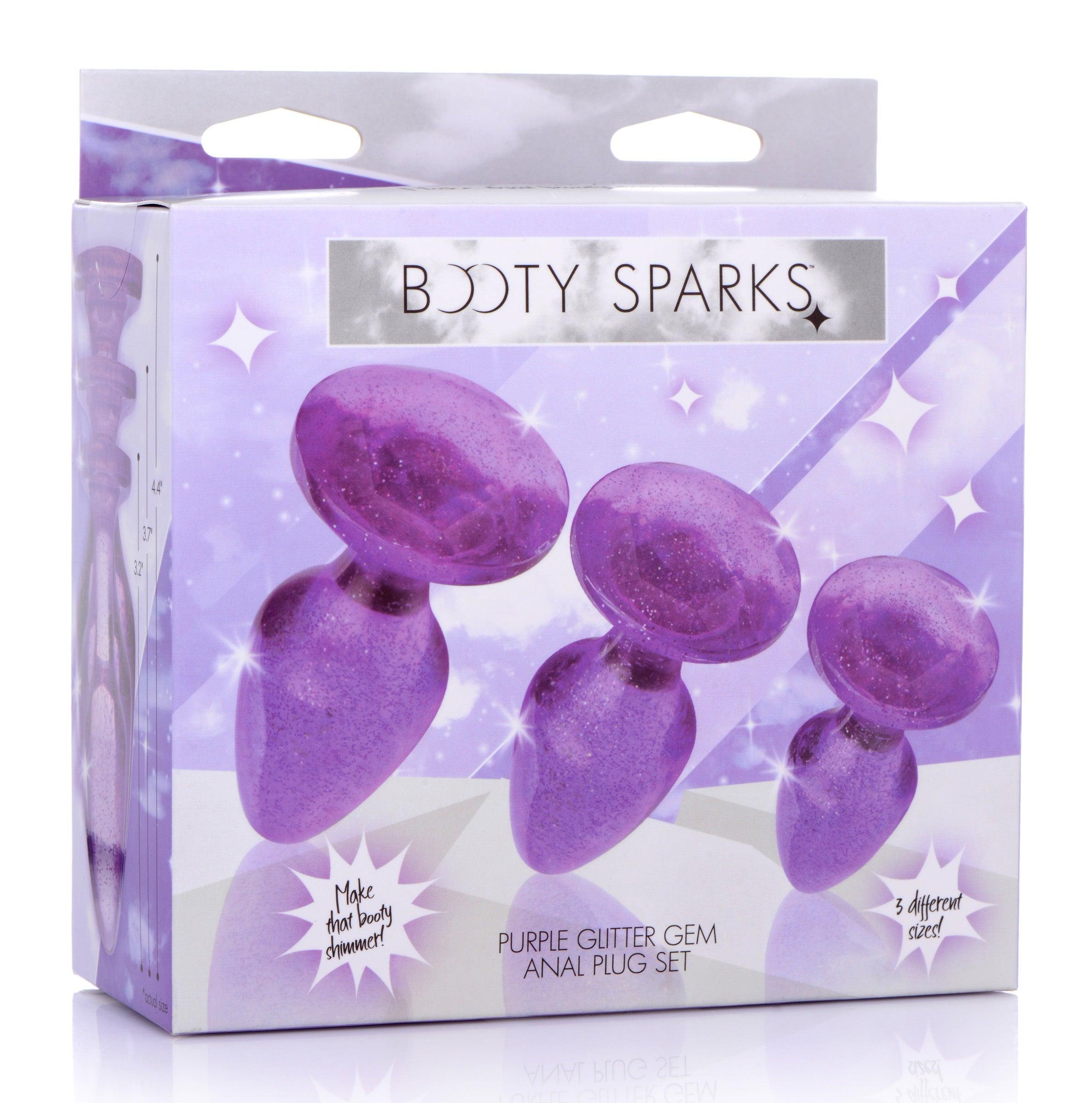 Glitter Gem Anal Plug Set