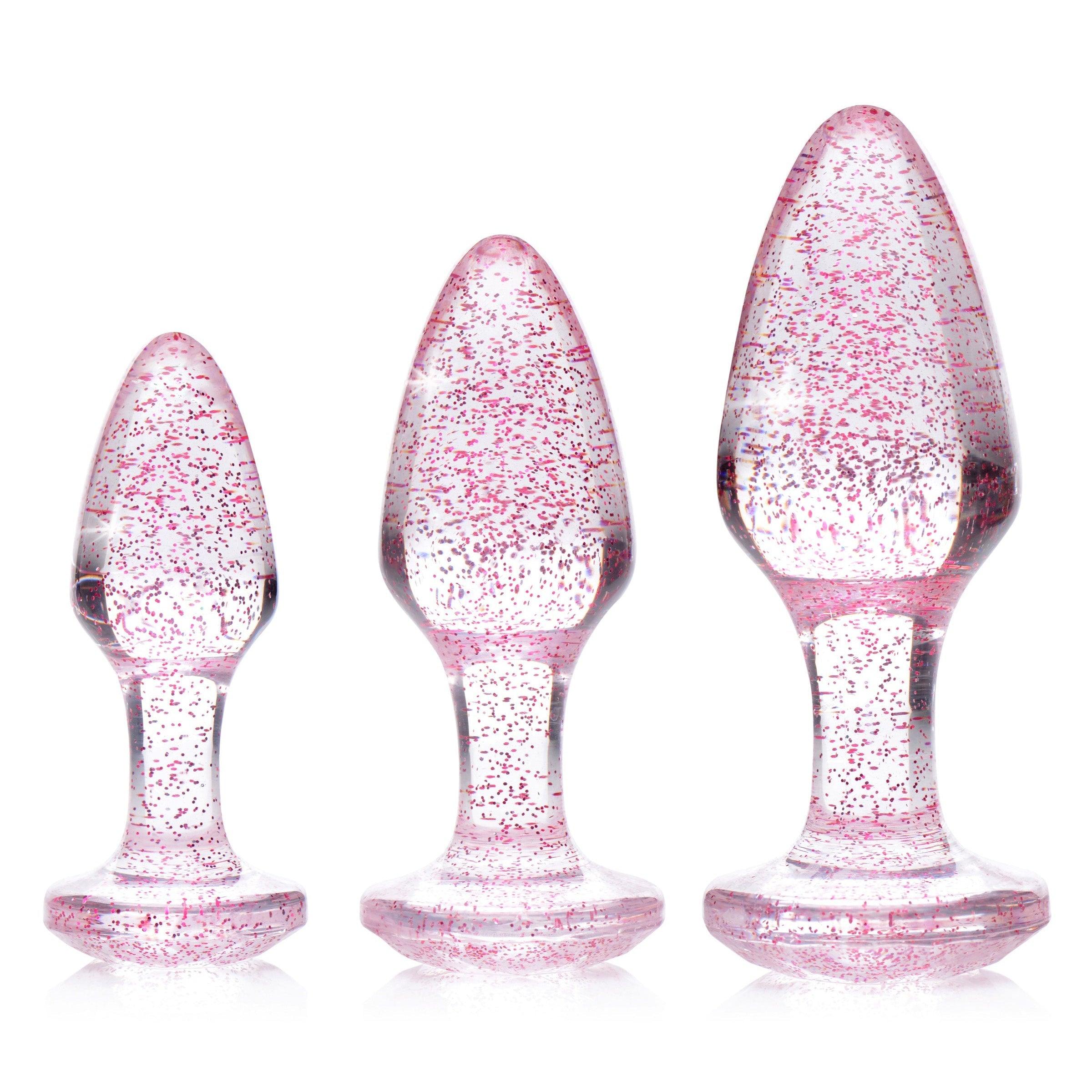 Glitter Gem Anal Plug Set