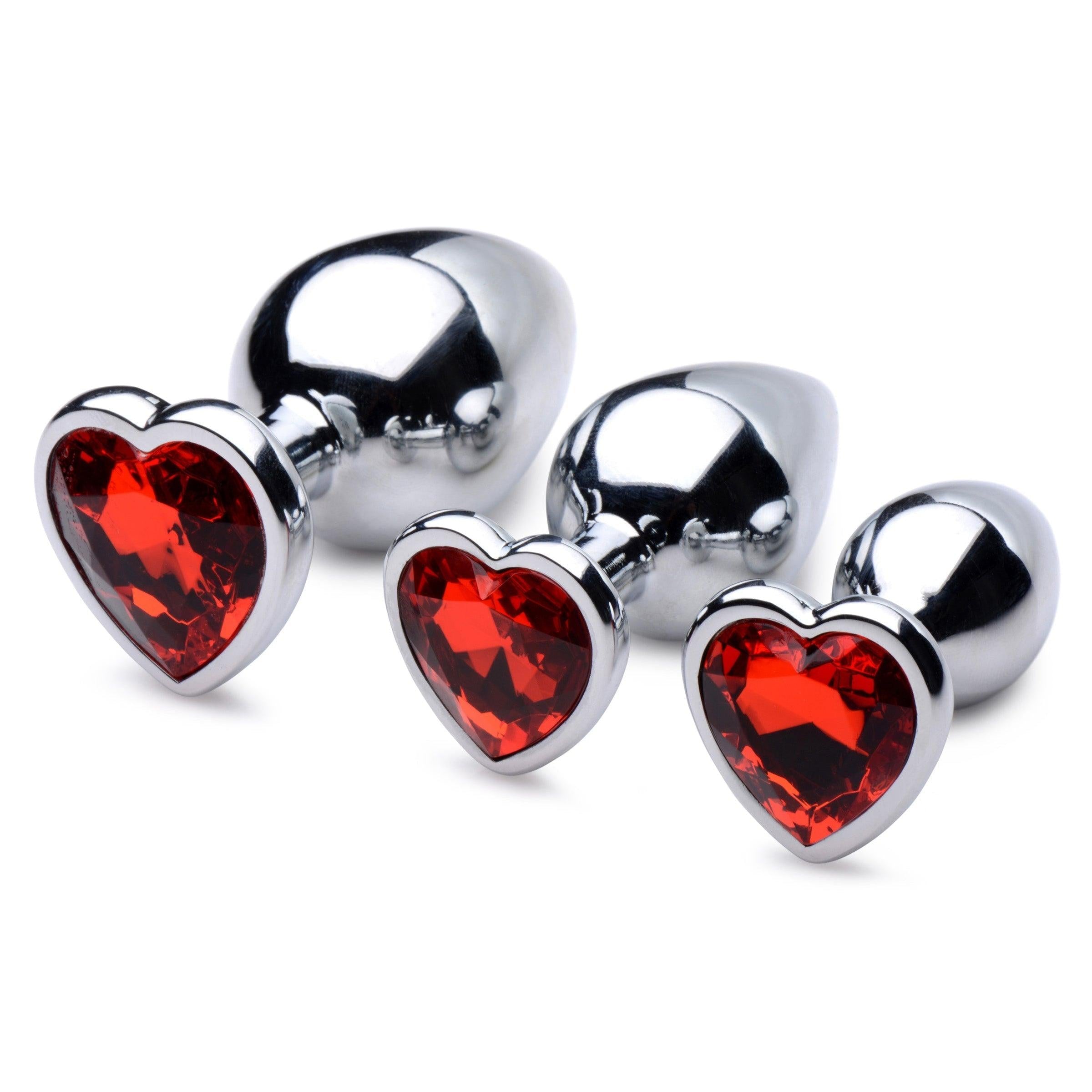 Heart Gem Anal Plug Set