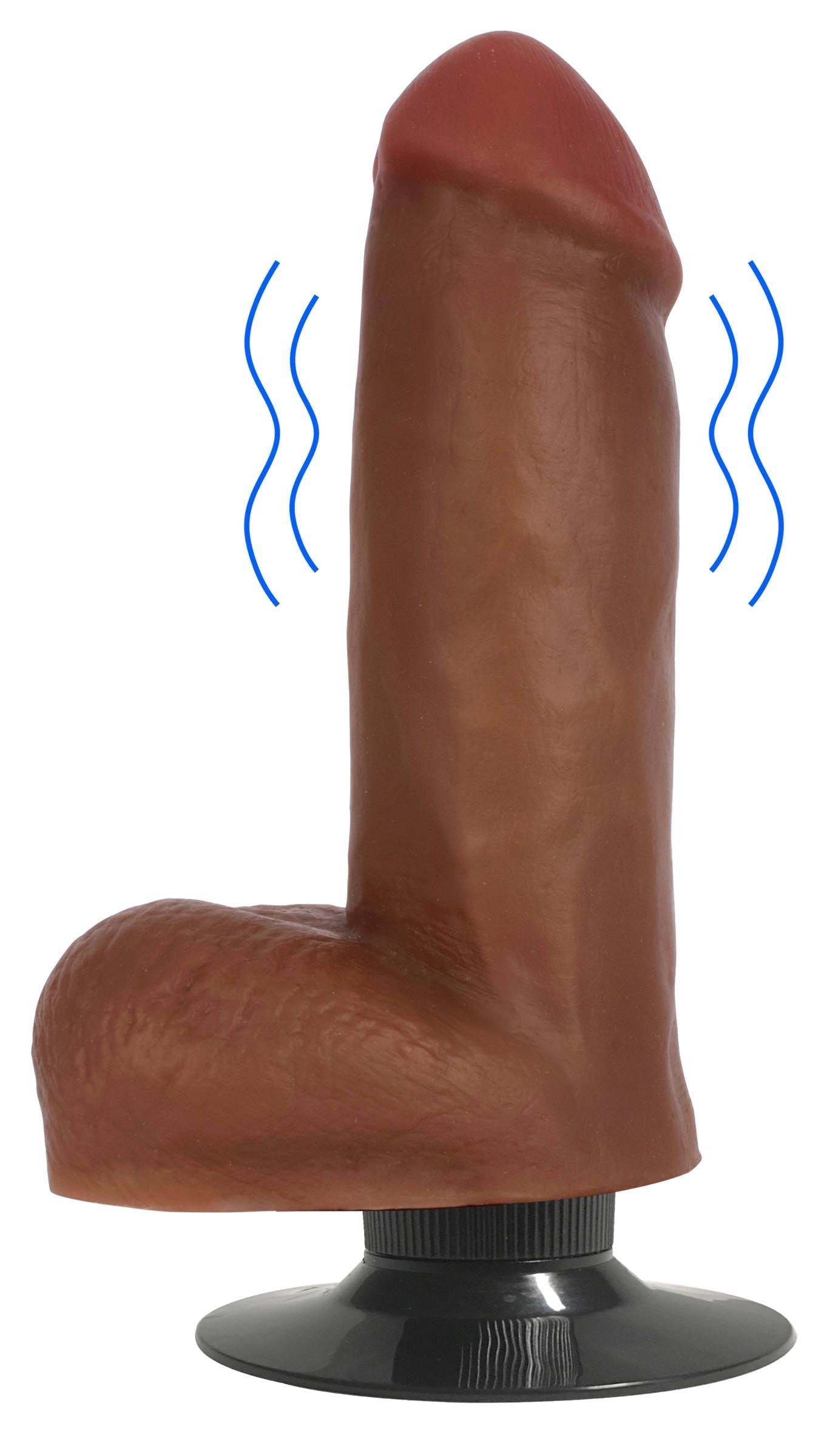 Jock Light Vibrating Dildo - 6 Inch