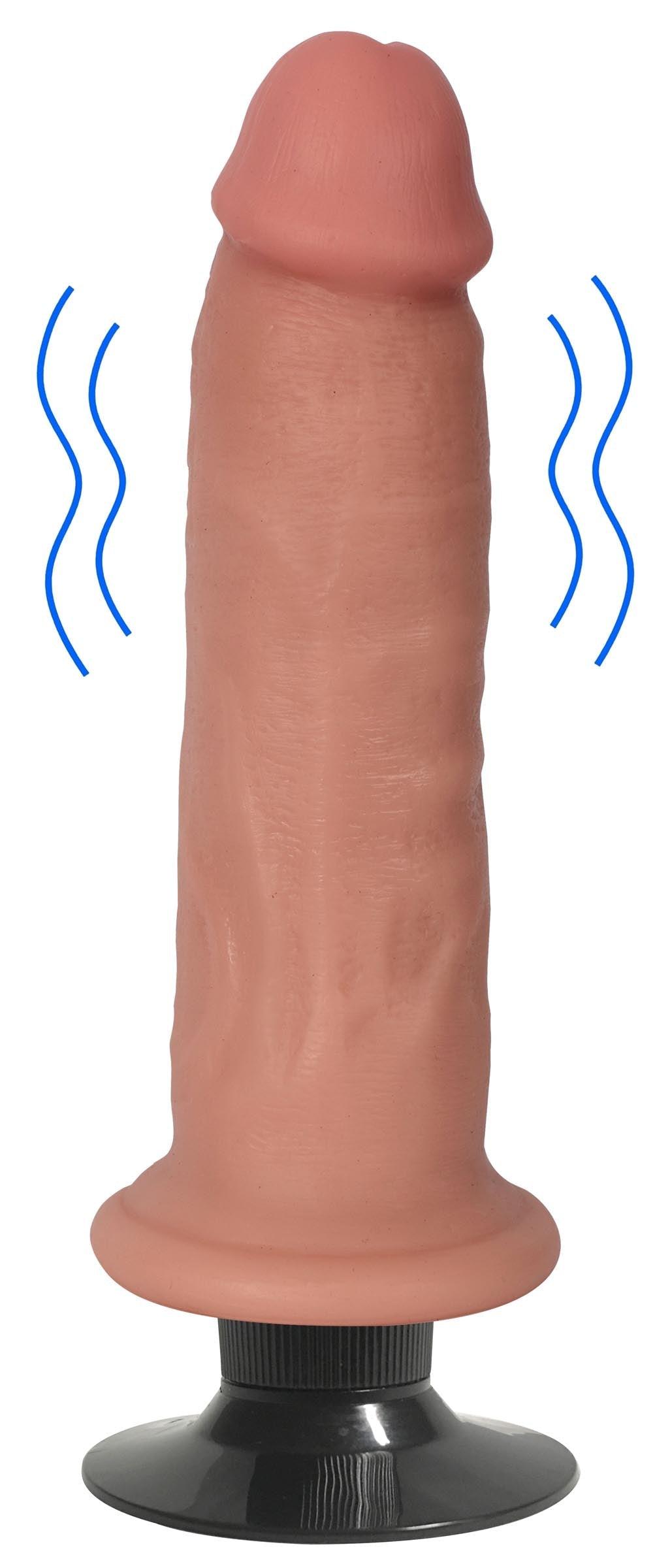 Jock Light Vibrating Dildo - 6 Inch