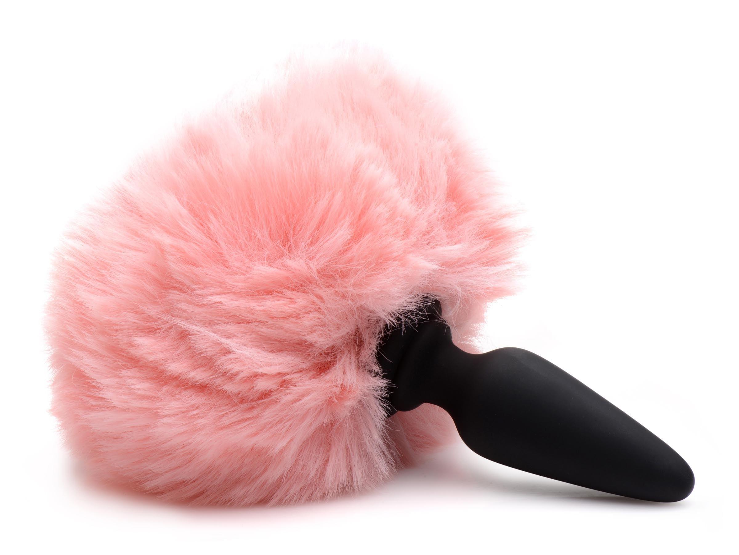 Large Anal Plug with Interchangeable Bunny Tail