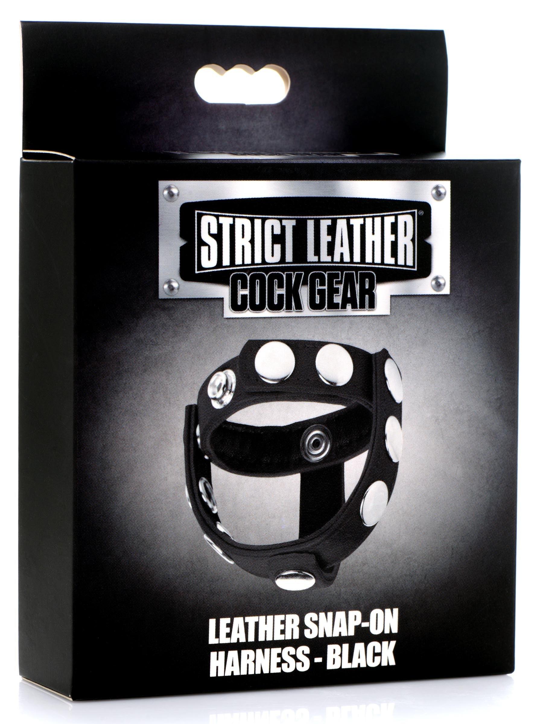 Leather Snap-on Cock Harness