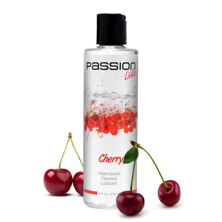 Passion Licks Watermelon Water Based Flavored Lubricant - 8 oz