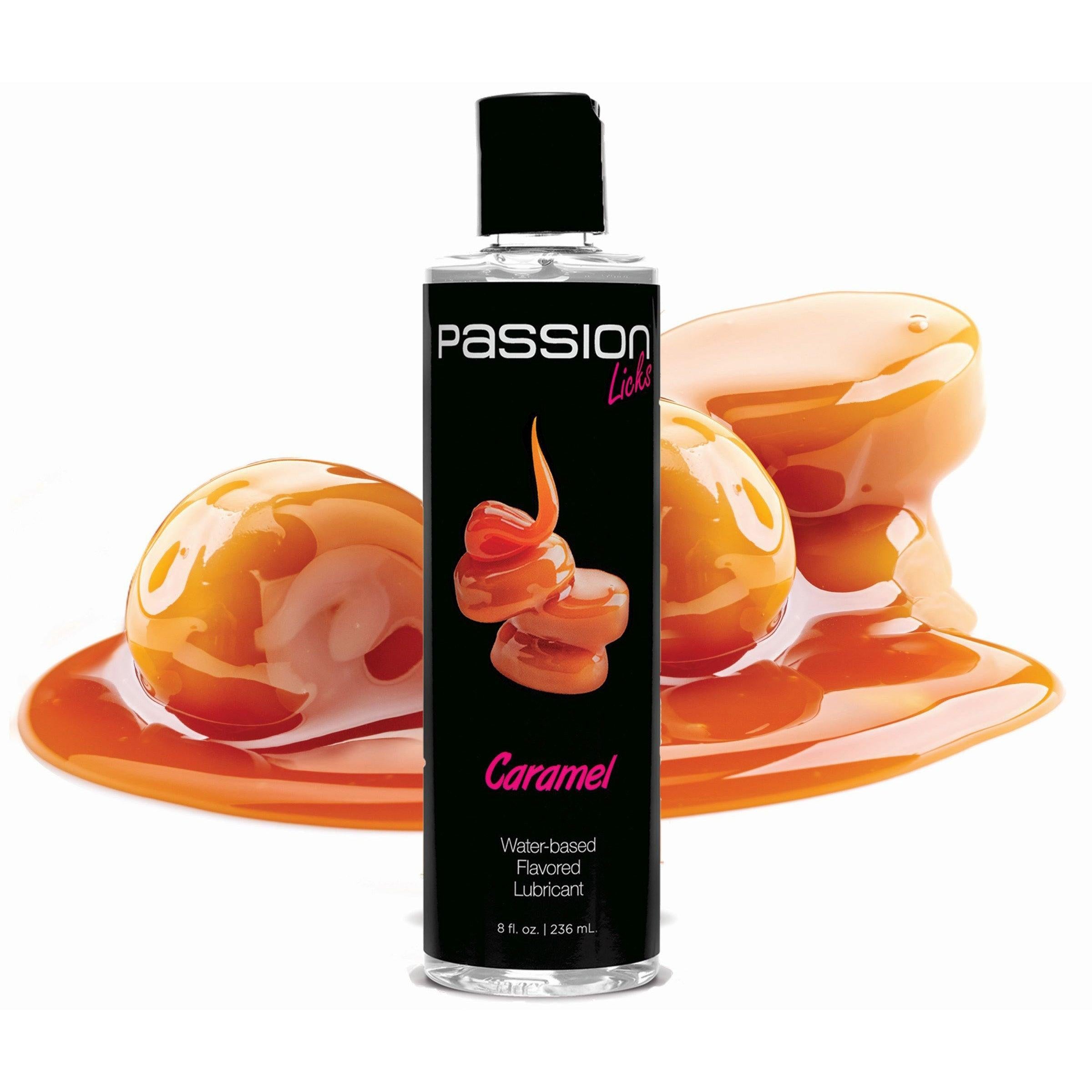 Passion Licks Watermelon Water Based Flavored Lubricant - 8 oz