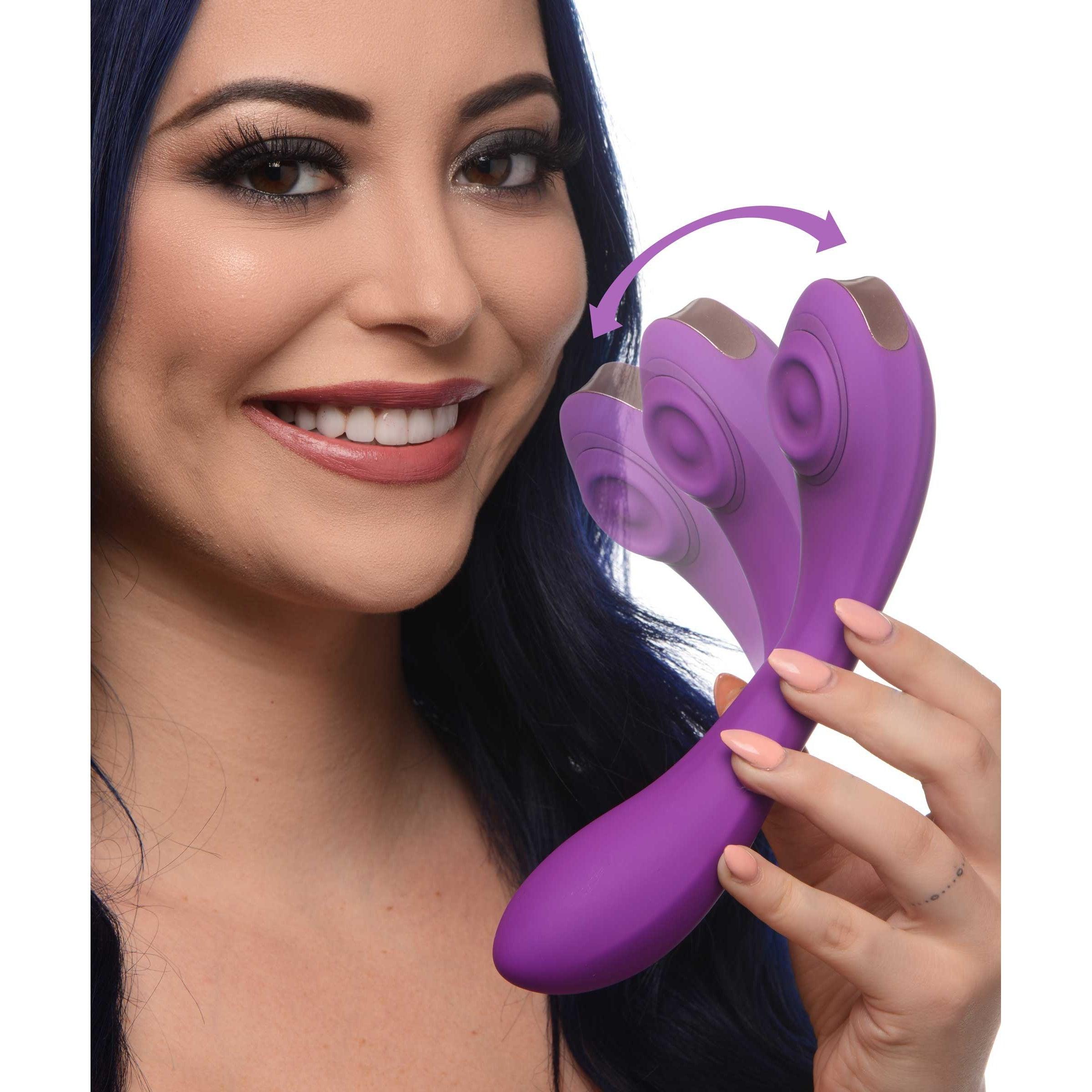 Pose Plus 10X Pulsing Bendable Silicone Vibrator