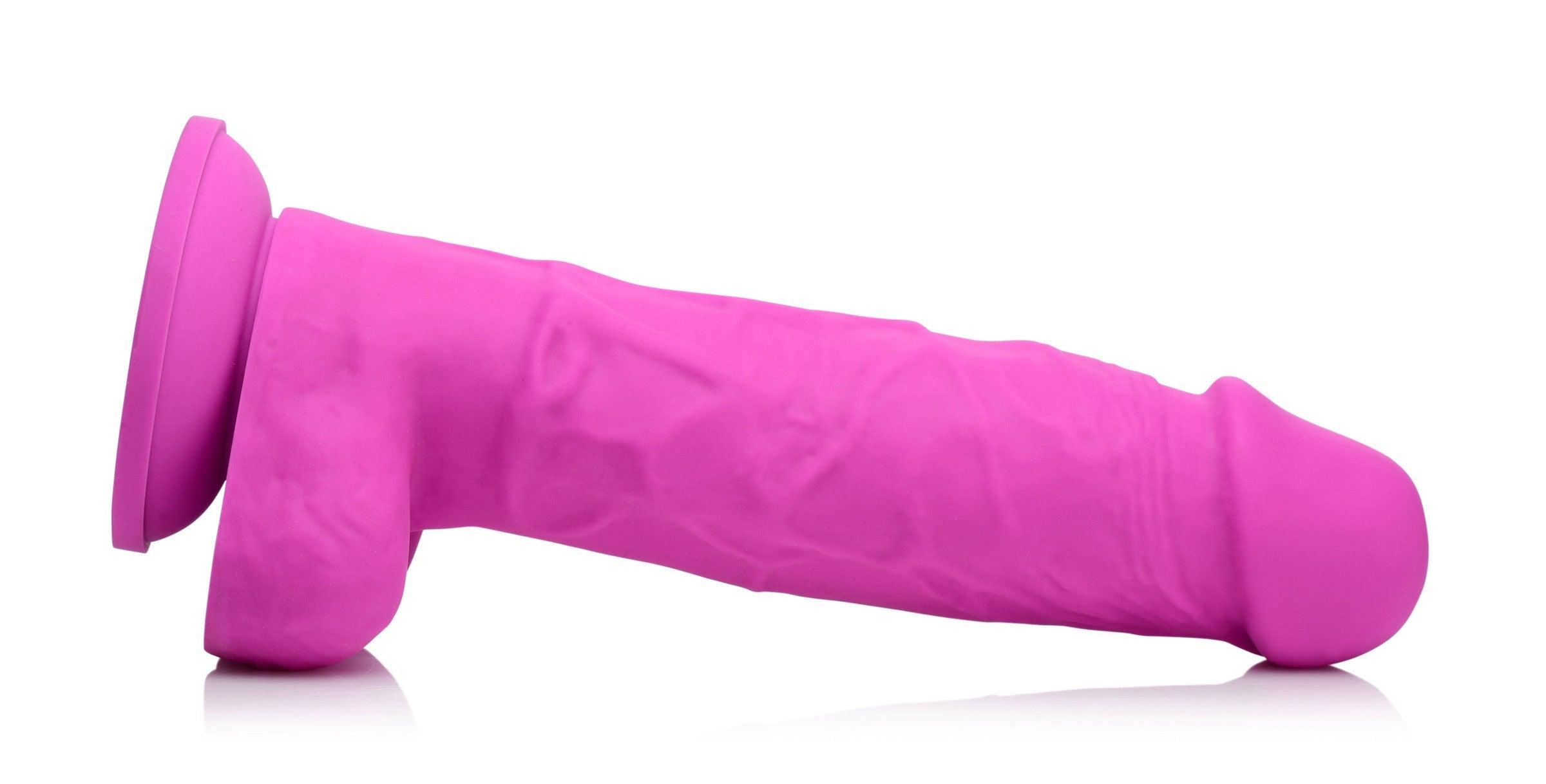 Power Pecker 7 Inch Silicone Dildo with Balls