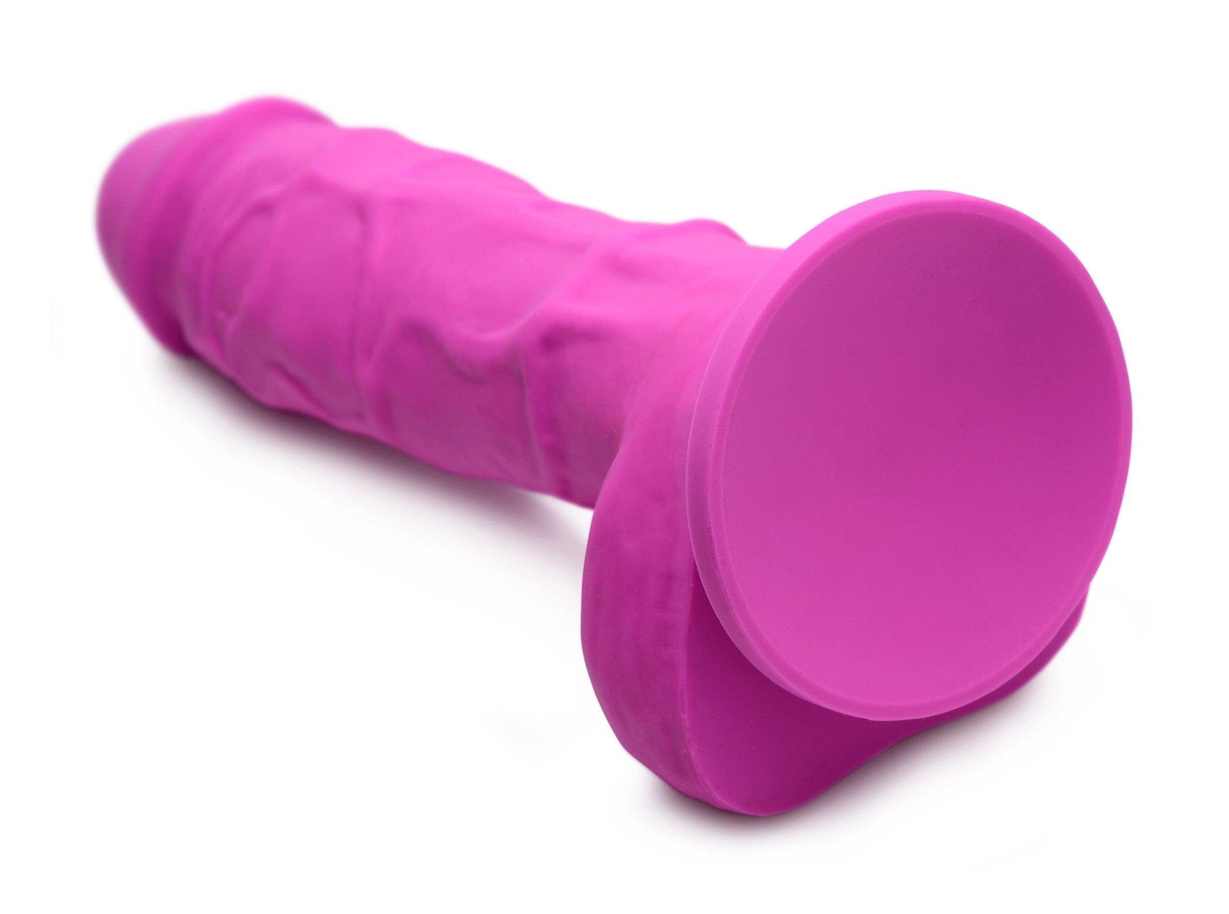 Power Pecker 7 Inch Silicone Dildo with Balls