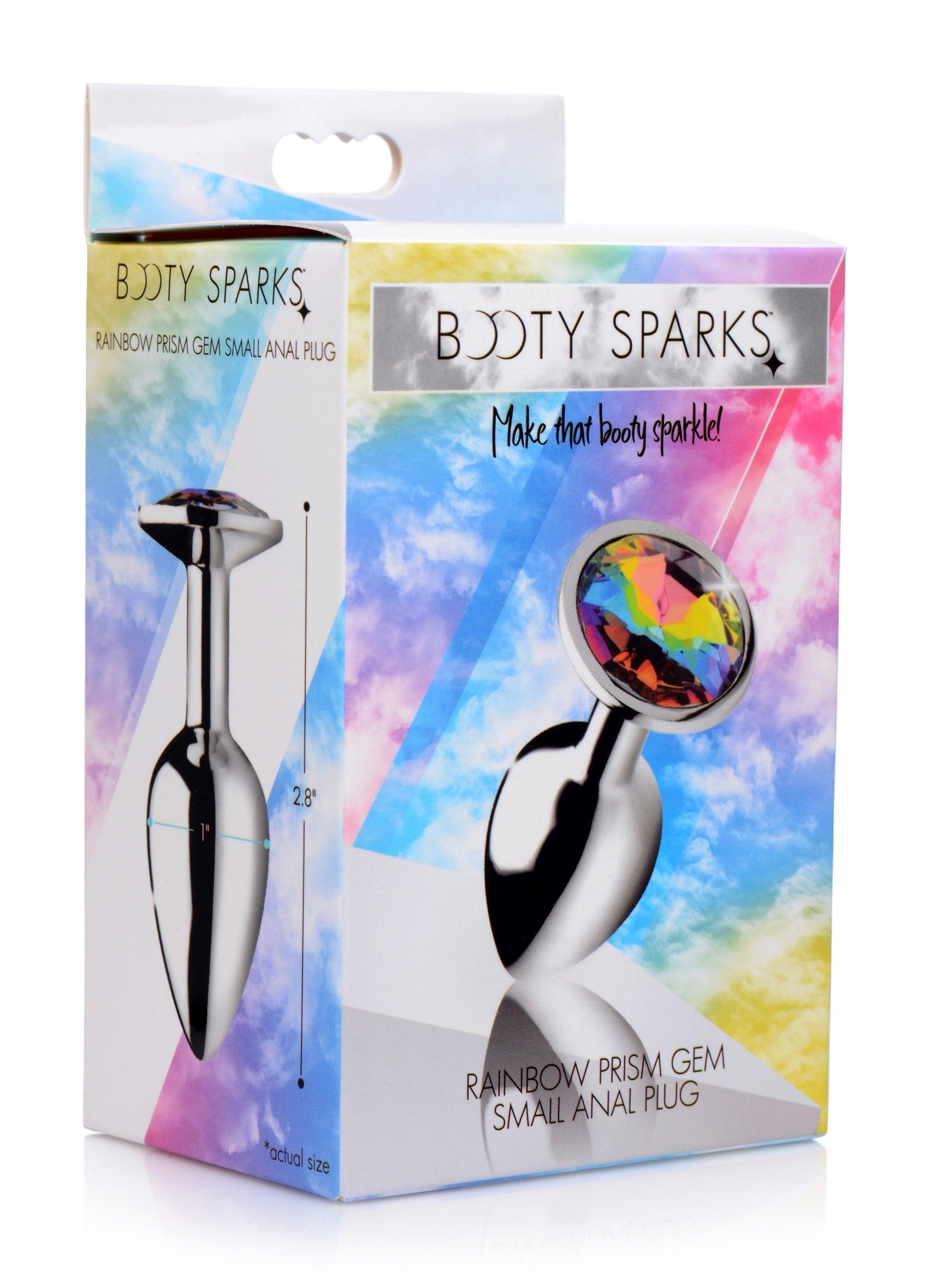 Rainbow Prism Gem Anal Plug - Large