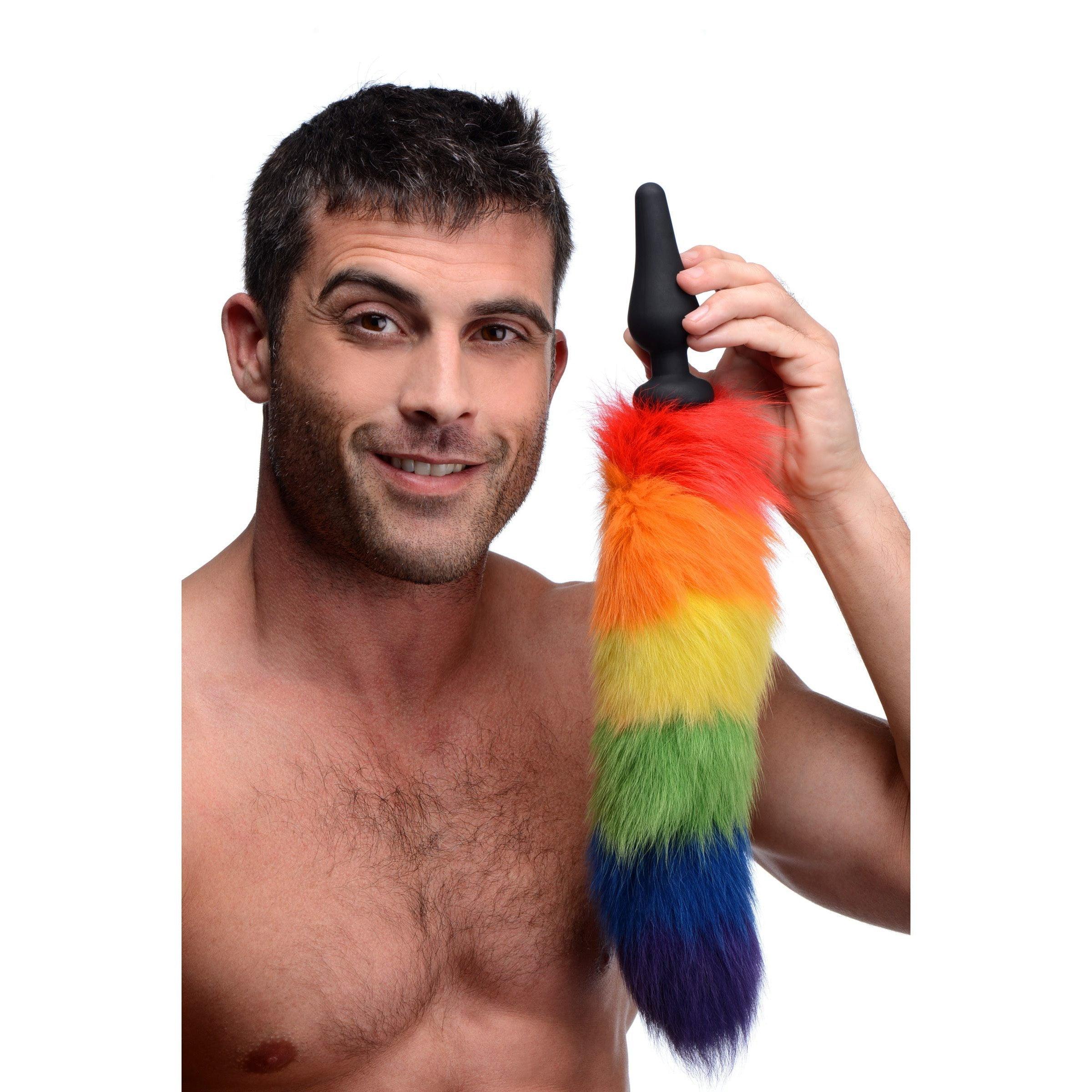 Rainbow Tail Anal Plug