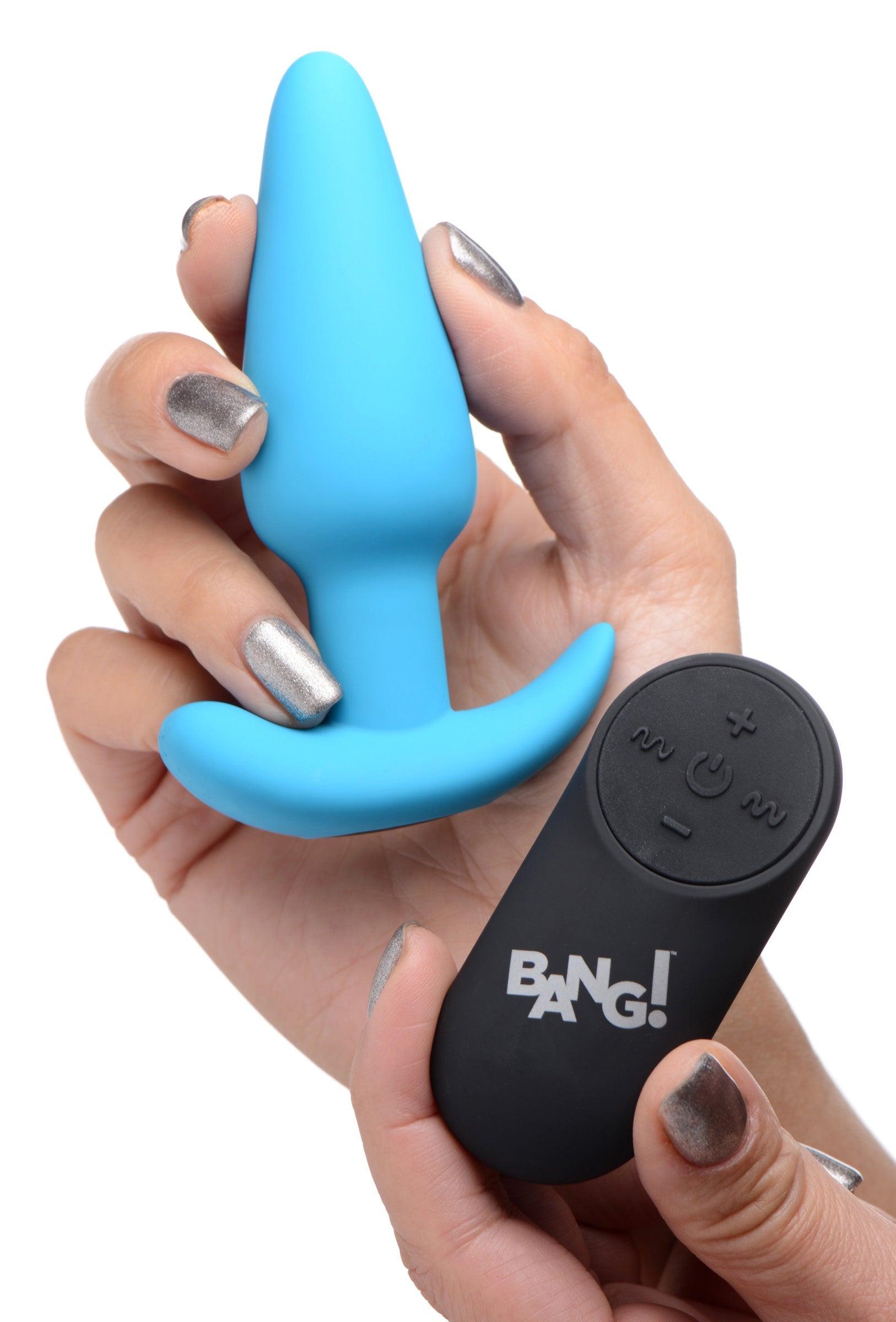 Remote Control 21X Vibrating Silicone Butt Plug