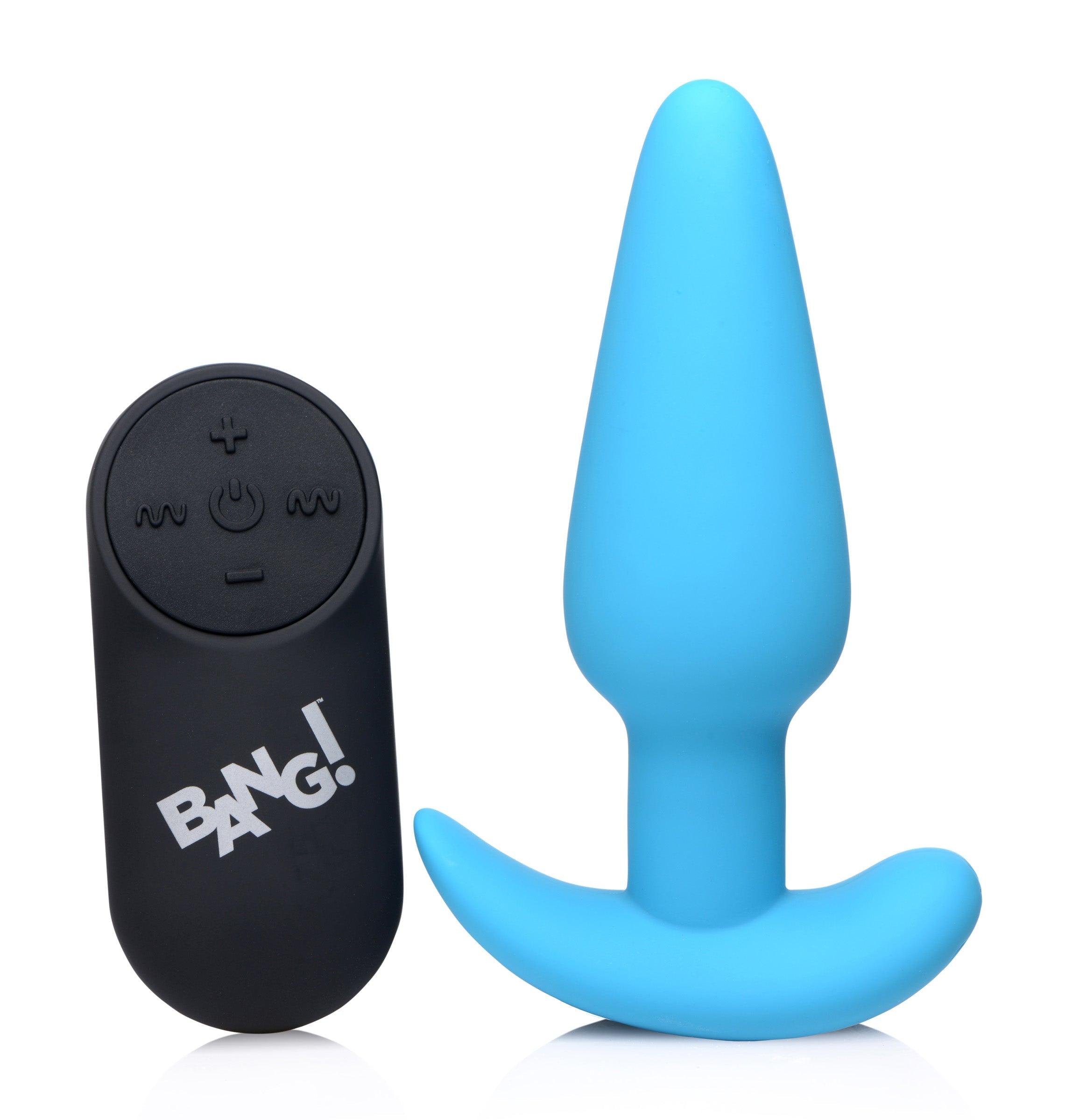 Remote Control 21X Vibrating Silicone Butt Plug