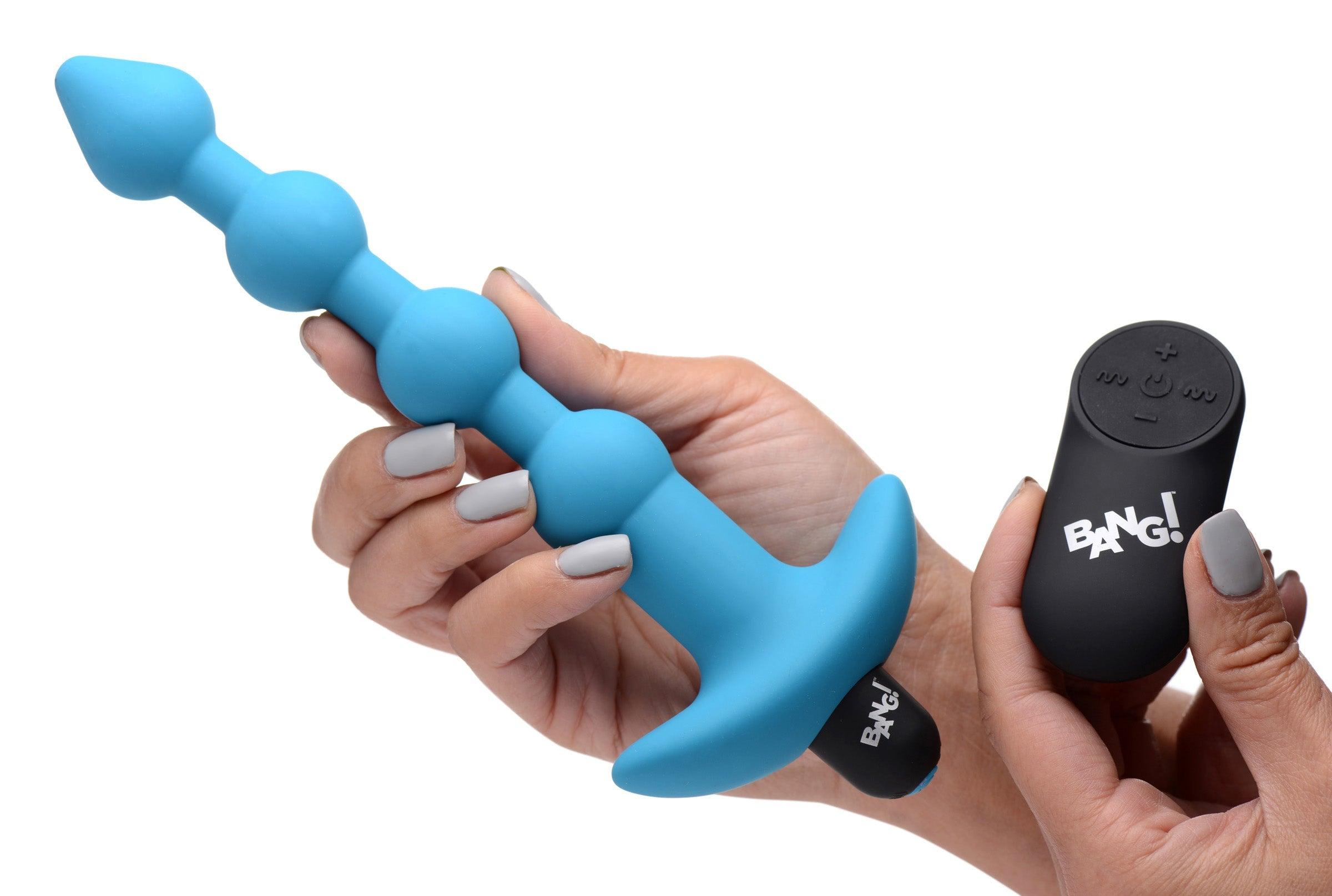 Remote Control Vibrating Silicone Anal Beads