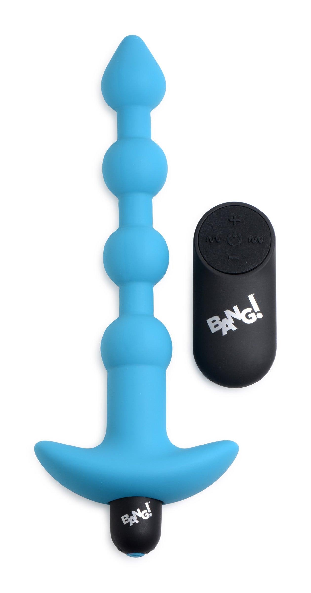 Remote Control Vibrating Silicone Anal Beads