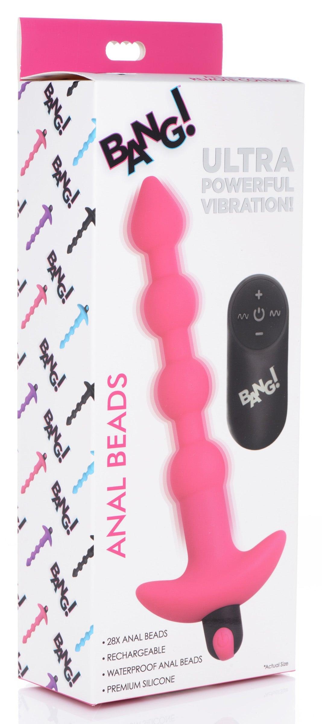 Remote Control Vibrating Silicone Anal Beads