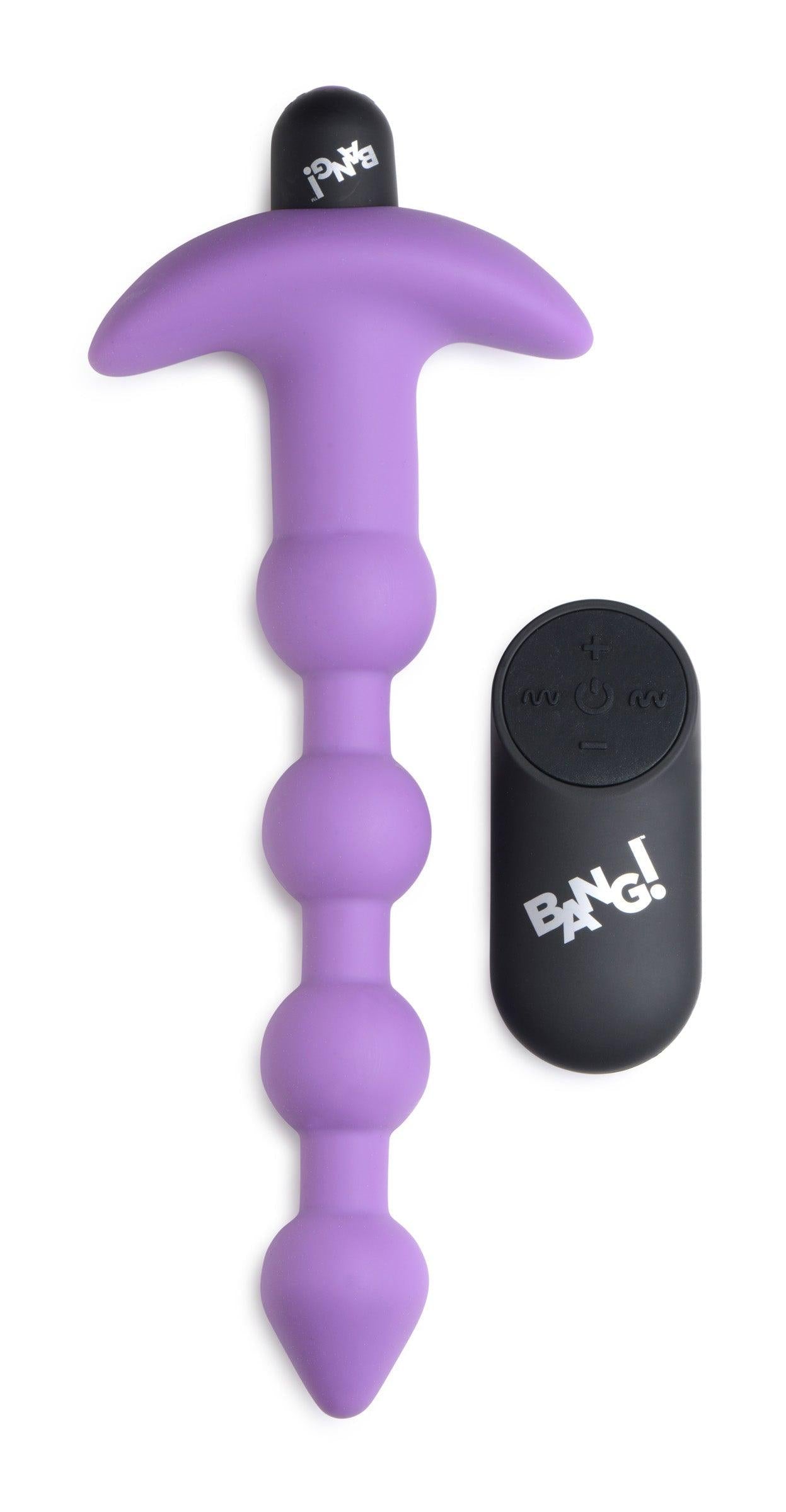 Remote Control Vibrating Silicone Anal Beads