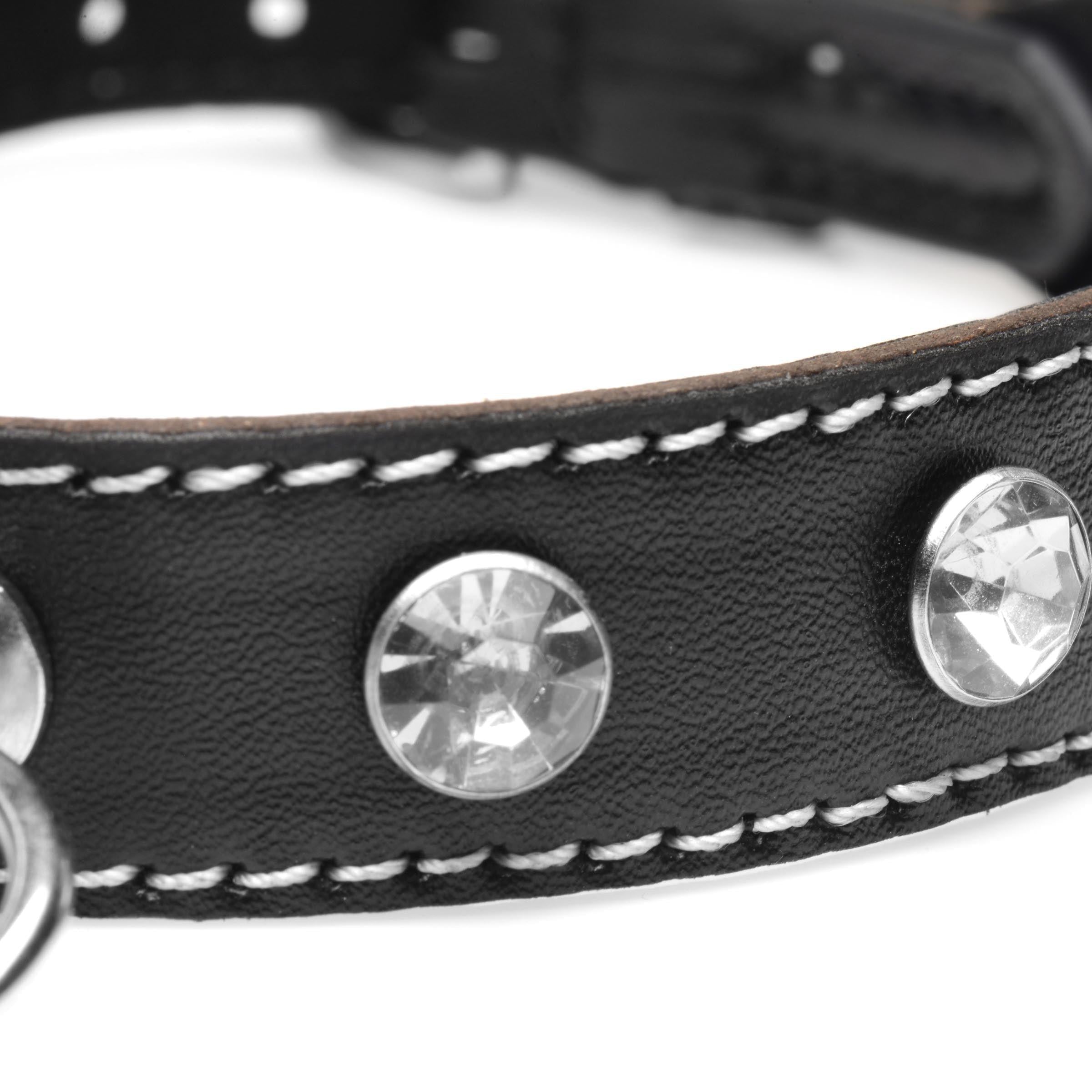 Rhinestone Choker with O-Ring