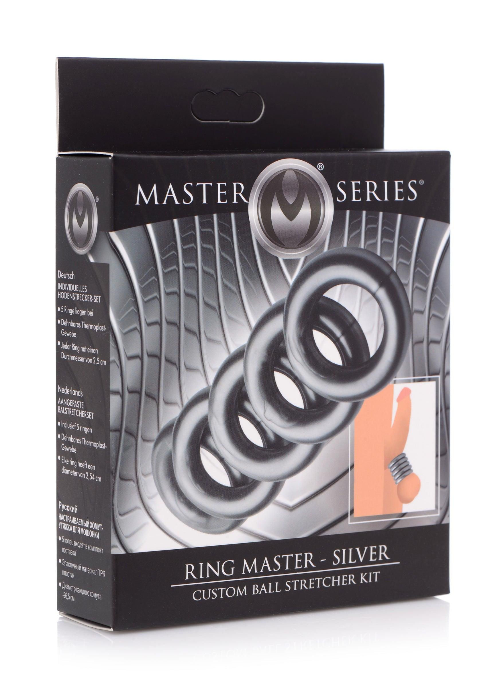 Ring Master Custom Ball Stretcher Kit - Silver