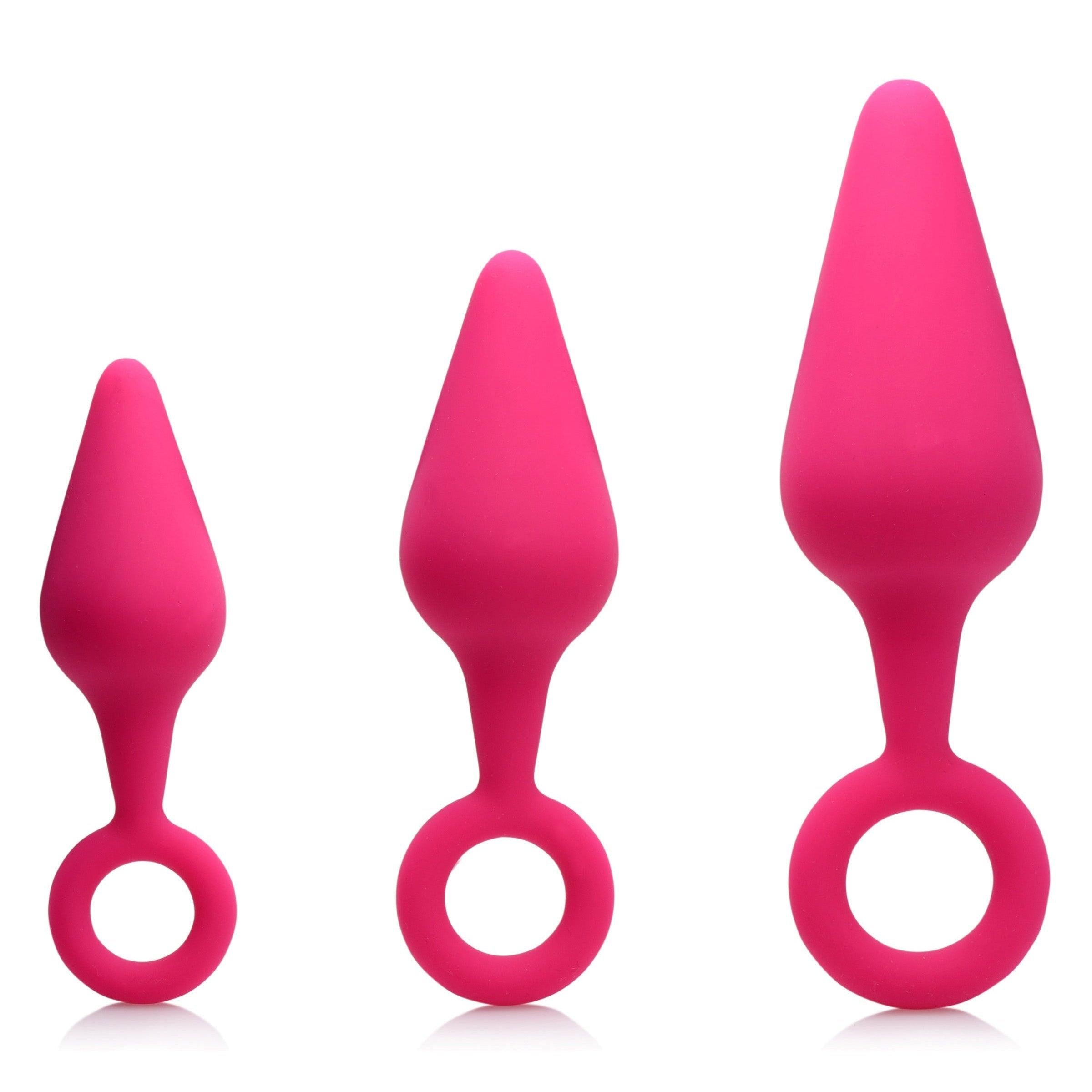 Rump Ringers 3 Piece Silicone Anal Plug Set