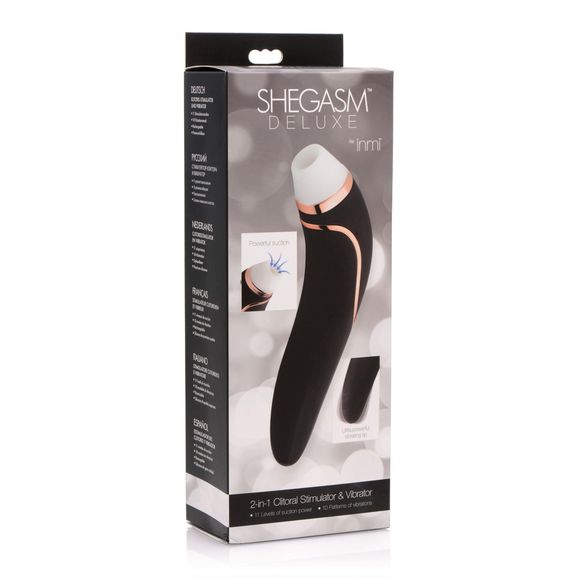 Shegasm Deluxe Clitoral Stimulator and Vibe