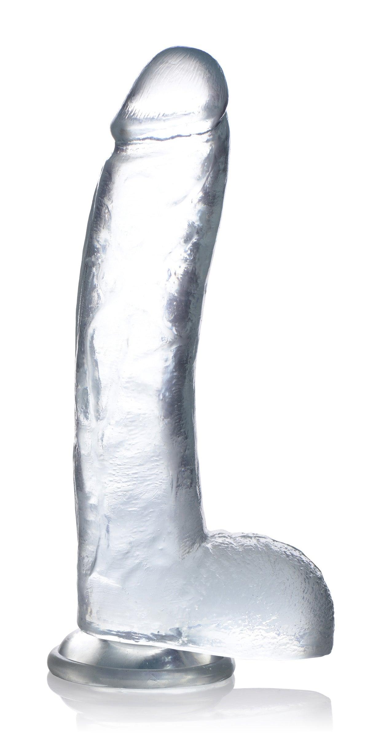 Silexpan Dark Hypoallergenic Silicone Dildo - 7 Inch