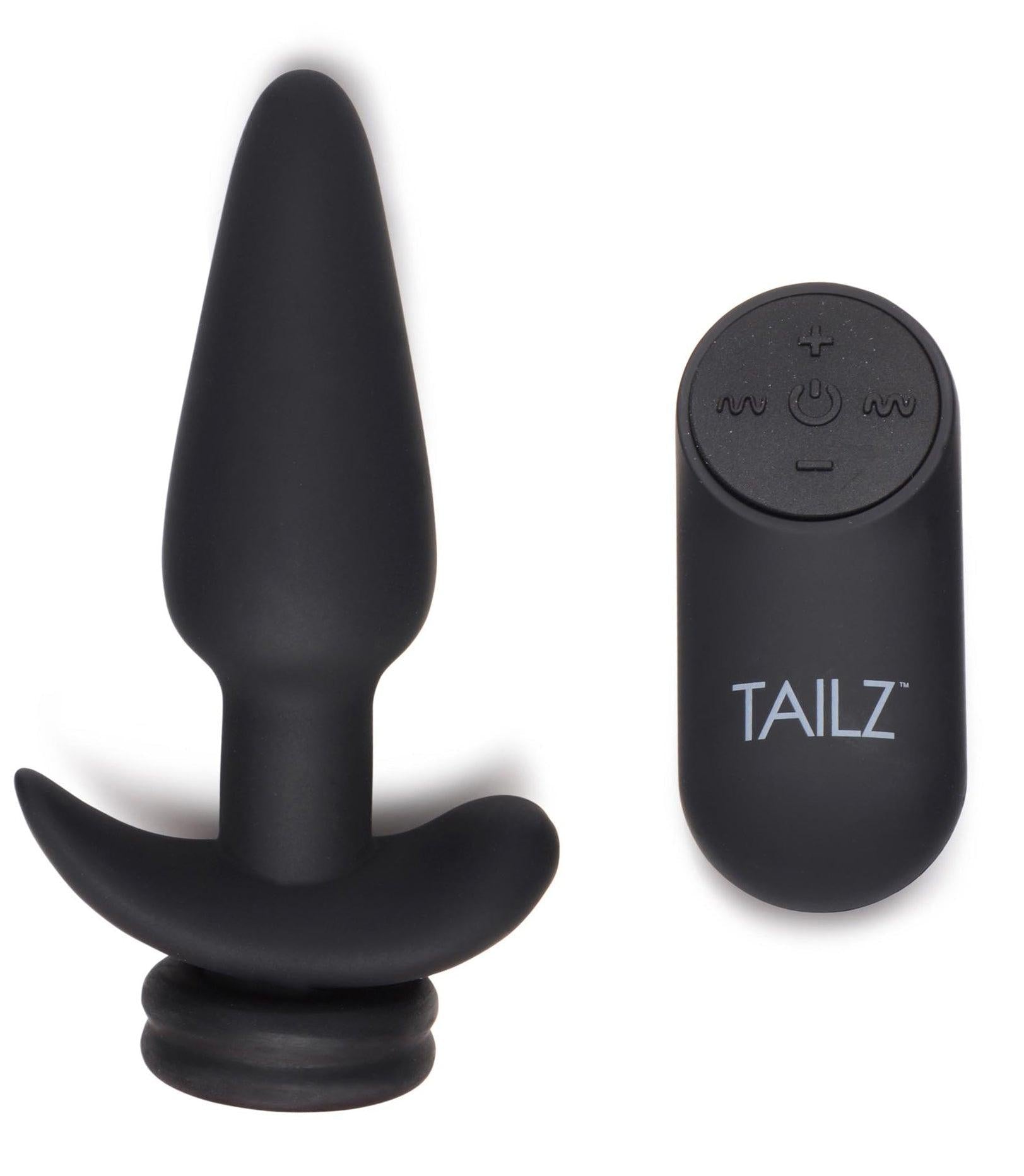 Small Vibrating Anal Plug with Interchangeable Fox Tail