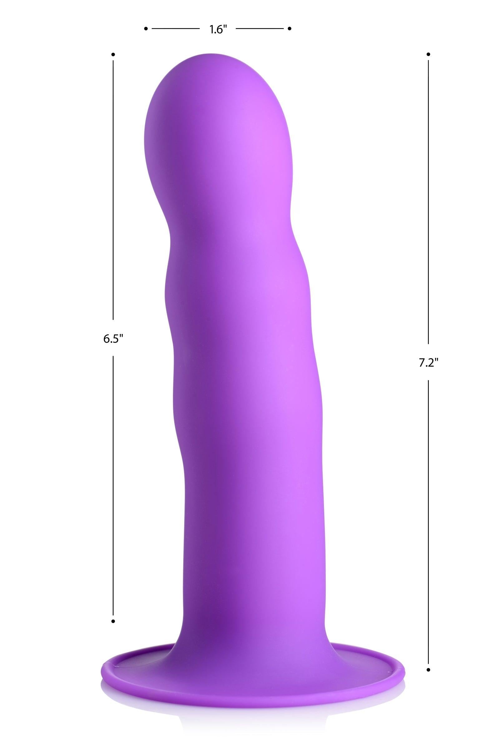 Squeezable Wavy Dildo