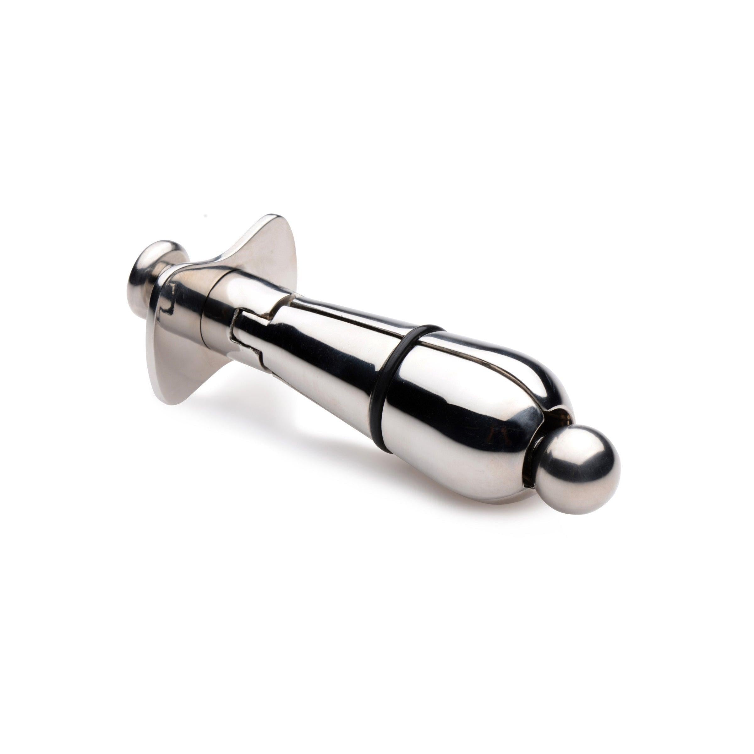 Stainless Steel Locking Anal Plug