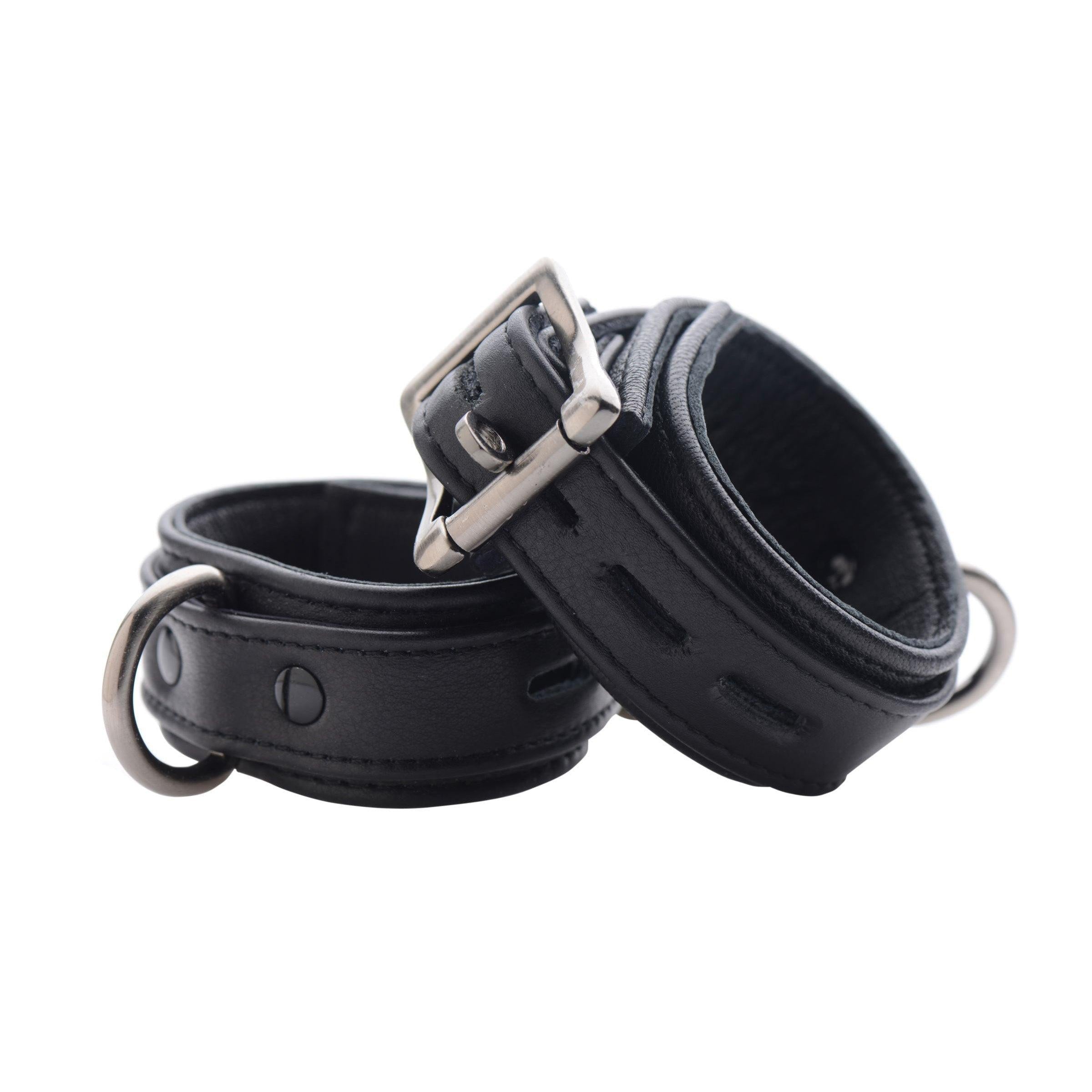 Strict Leather Luxury Locking Wrist Cuffs